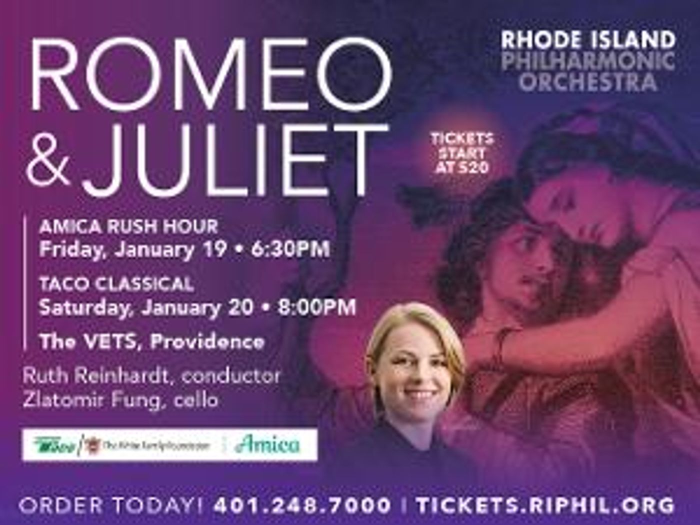 The Rhode Island Philharmonic Orchestra to Present ROMEO & JULIET in January  Image