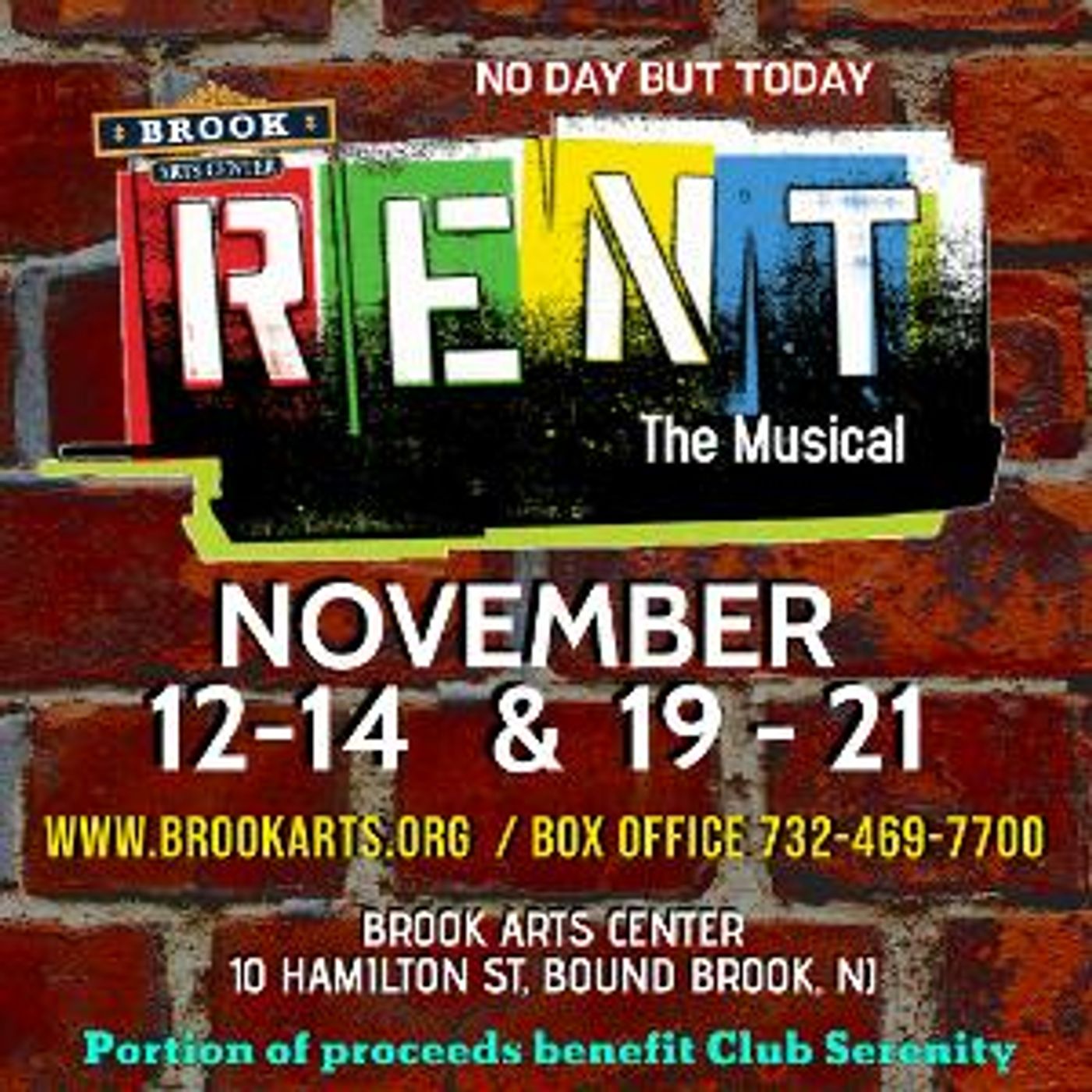 The Brook Arts Center Presents RENT  Image