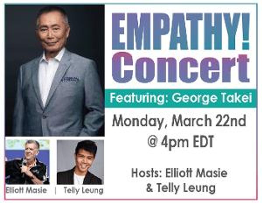 George Takei to Take Part in EMPATHY CONCERT Hosted by Telly Leung Image