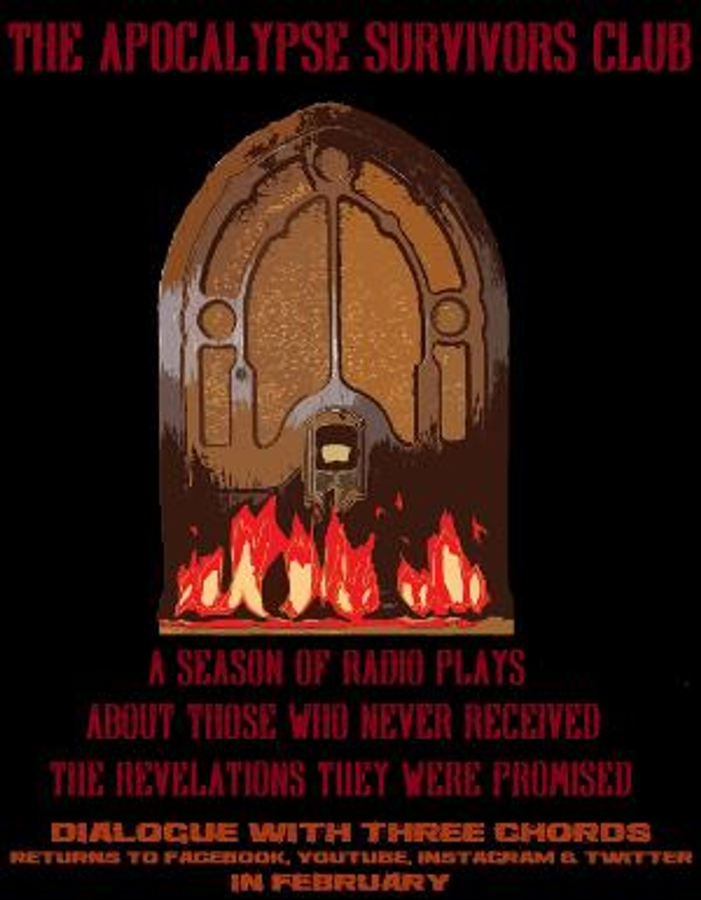 Dialogue With Three Chords Continues Their Tenth Season Of Theatre Online With THE APOCALYPSE SURVIVORS CLUB SERIES  Image