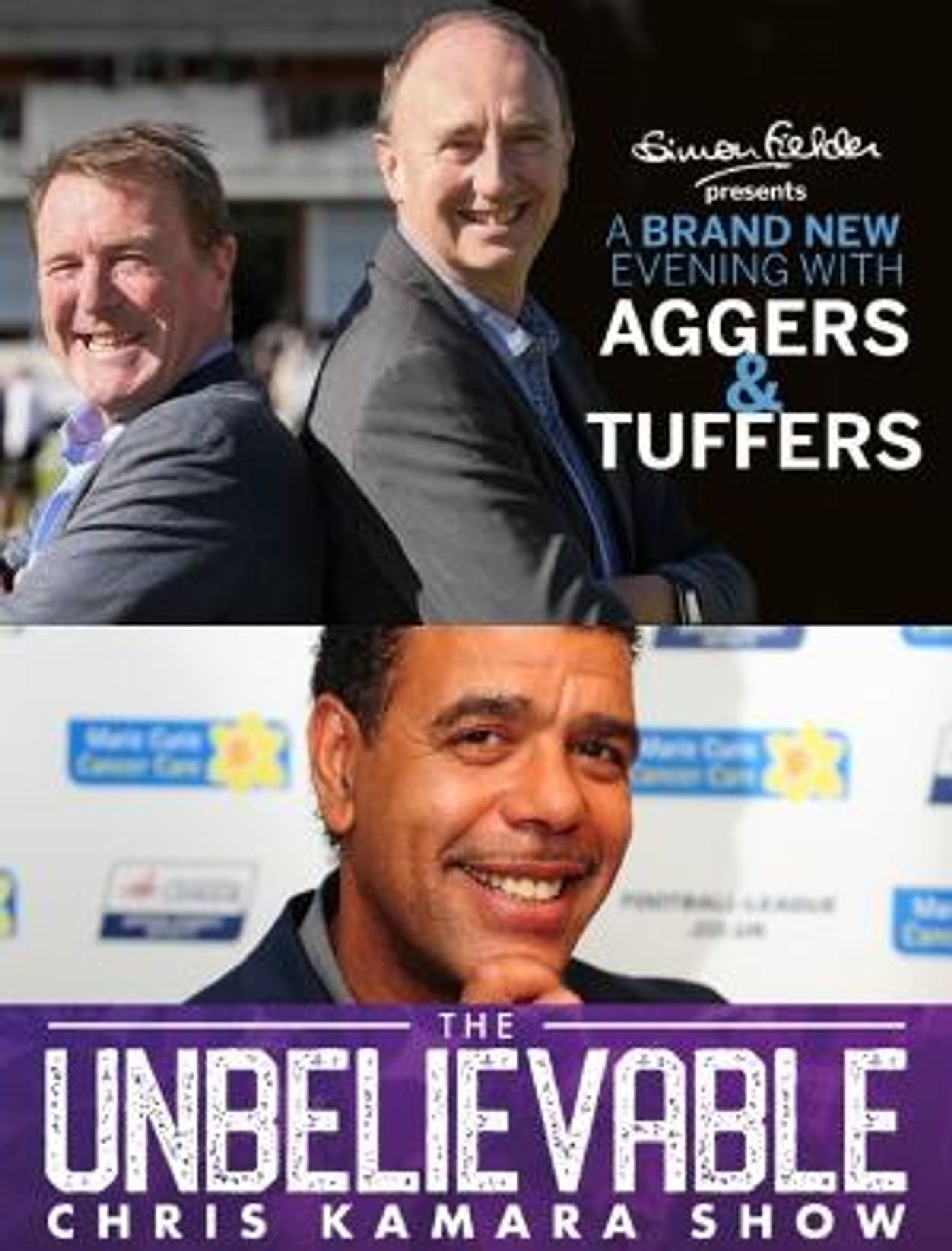 Ex-Footballer Chris Kamara and Cricket Legends Jonathan Agnew and Phil Tufnell Come to Kings Theatre, Portsmouth  Image