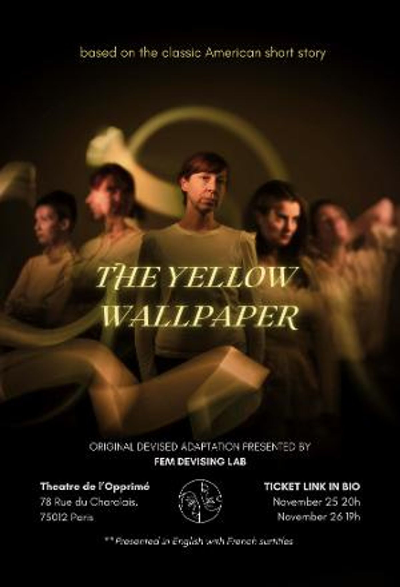 Adaptation of THE YELLOW WALLPAPER Makes World Premiere at the Théâtre de l'Opprimé  Image