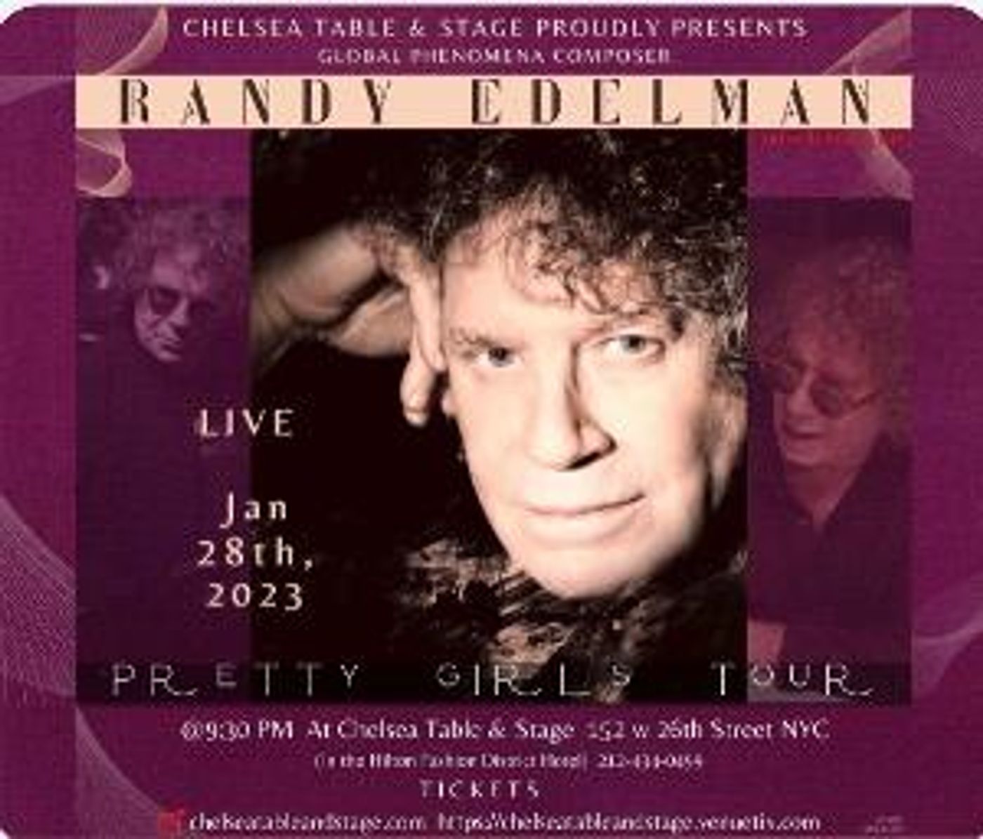 Composer Randy Edelman to Perform at Chelsea Table And Stage in January  Image