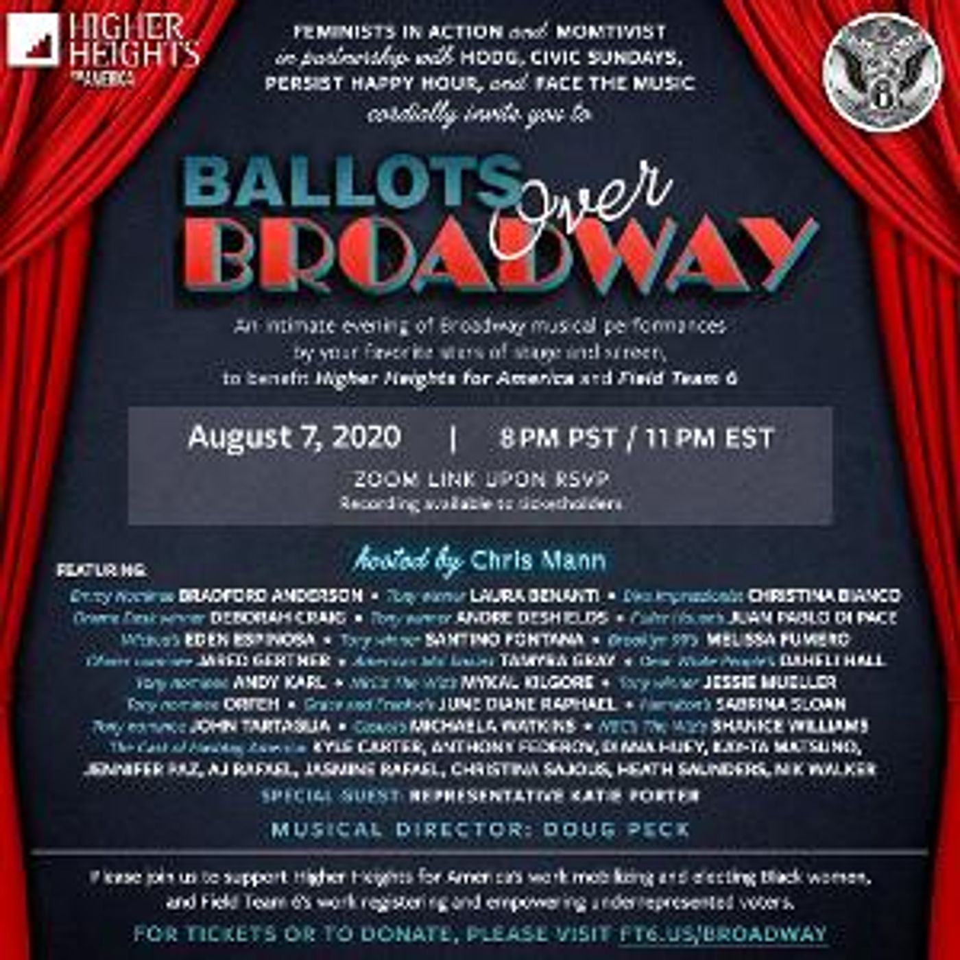 Orfeh, Andy Karl, Laura Benanti, Andre De Shields, Jessie Mueller and More Join BALLOTS OVER BROADWAY  Image