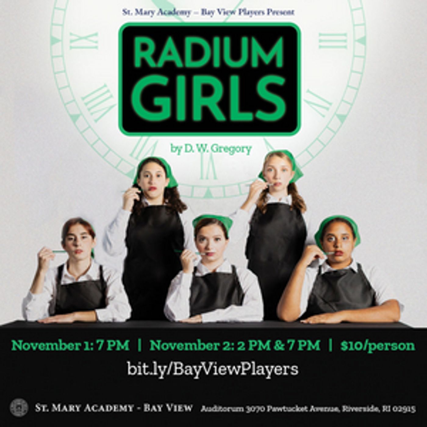D. W. Gregory Visits Rhode Island For Reading And Discussion Of Bay View's RADIUM GIRLS  Image