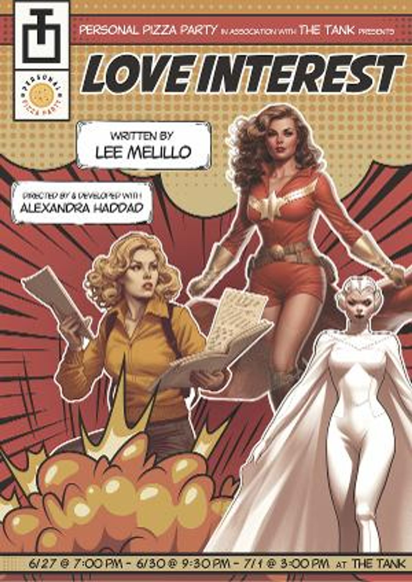 Personal Pizza Party To Present LOVE INTEREST At The Tank  Image