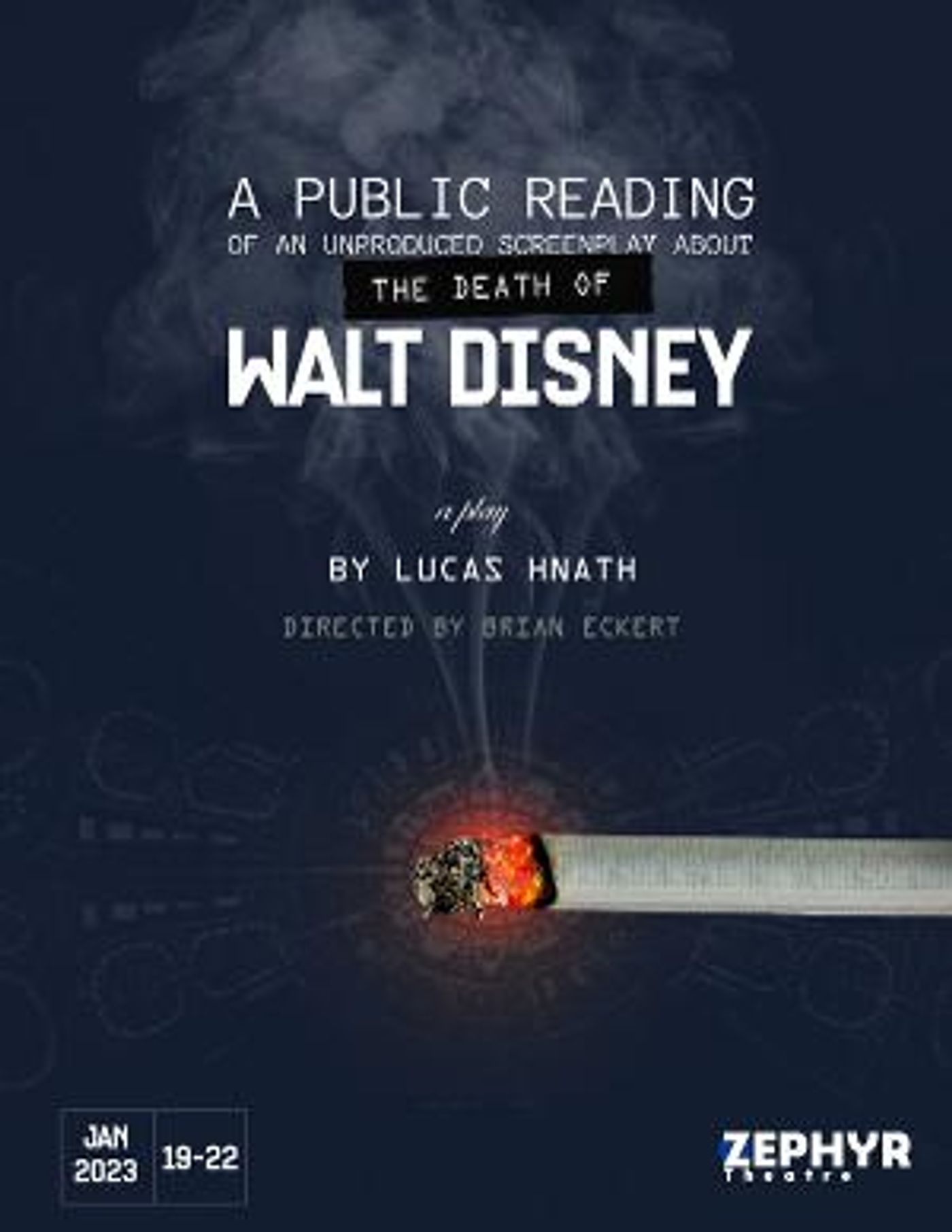 Young LA Theatre Artists Produce A PUBLIC READING OF AN UNPRODUCED SCREENPLAY ABOUT THE DEATH OF WALT DISNEY  Image