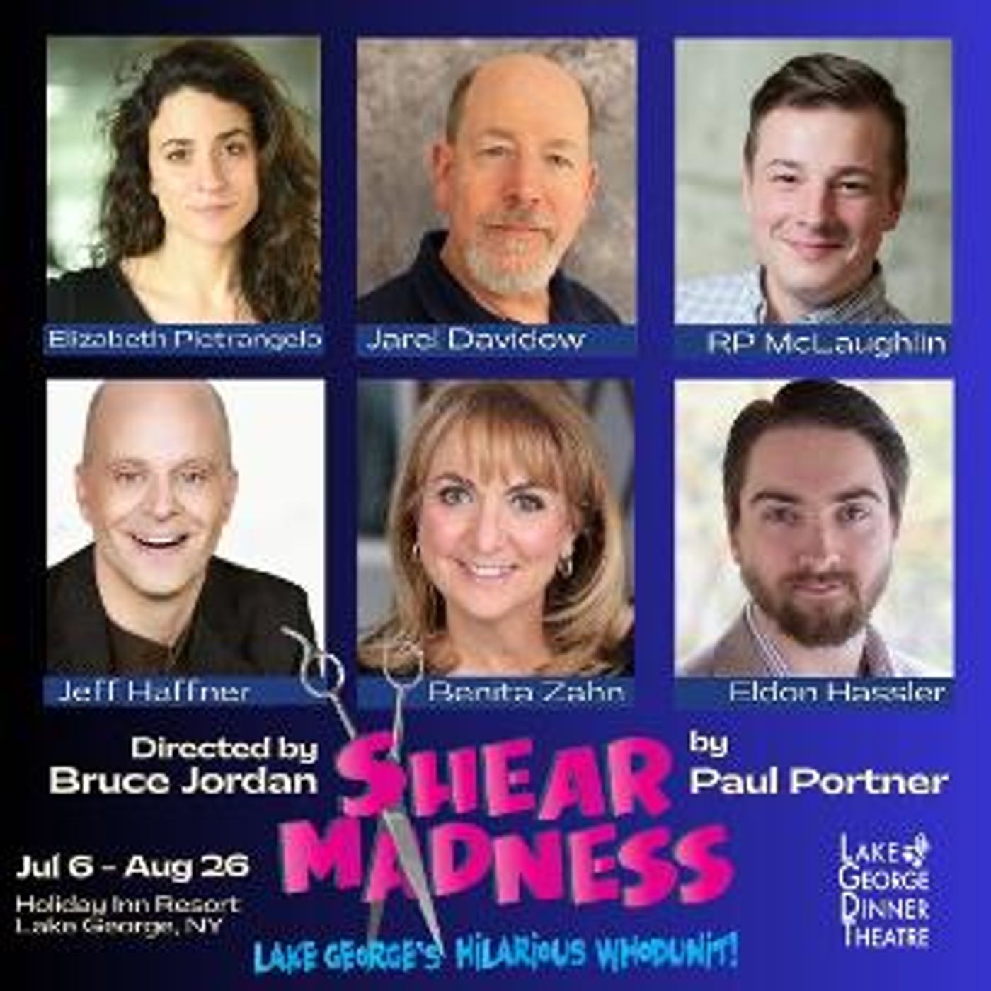 Hit Comedy SHEAR MADNESS Returns Home To Lake George Dinner Theatre, July 6 - August 26  Image