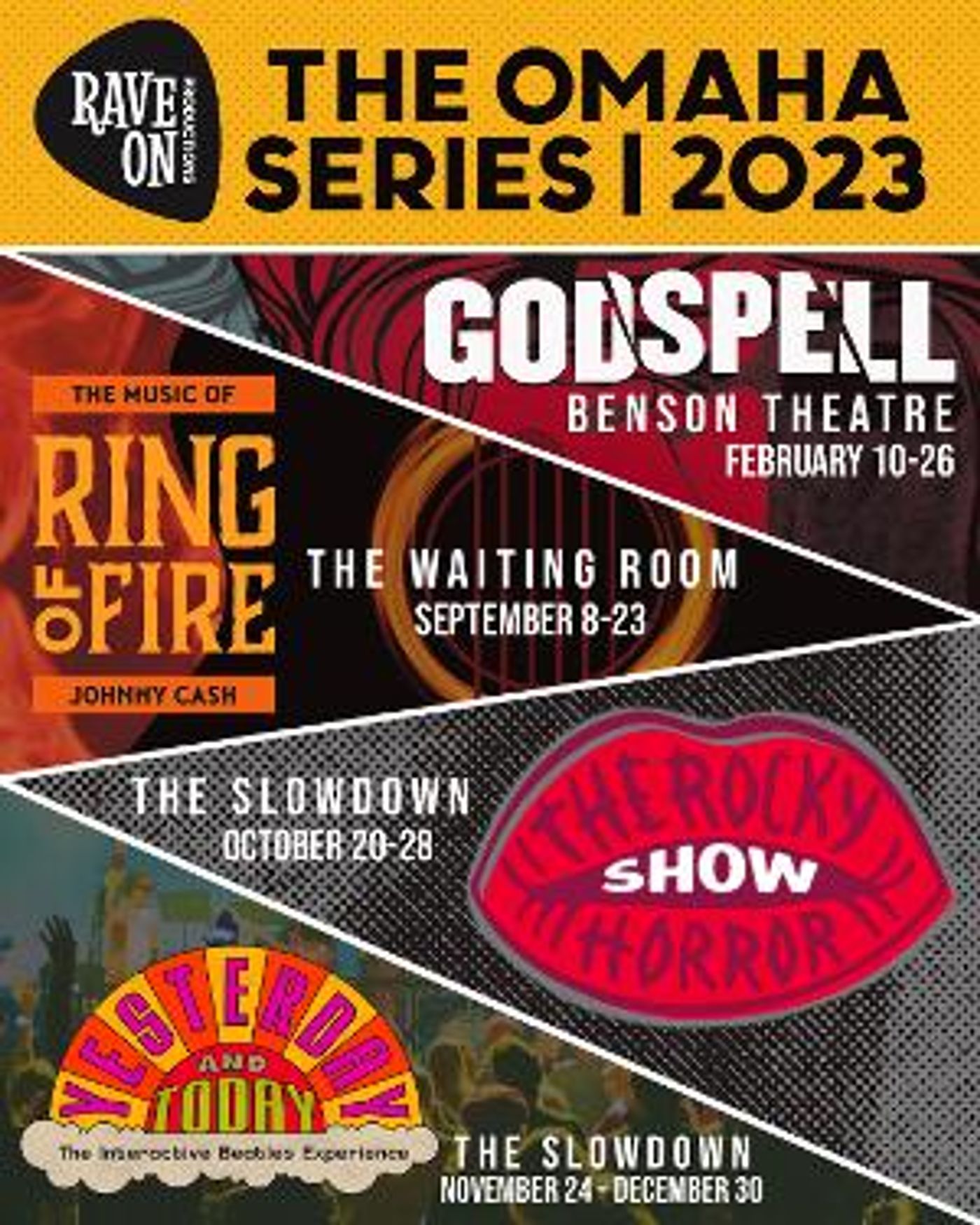 Rave On Productions Announces 2023 Omaha Series  Image