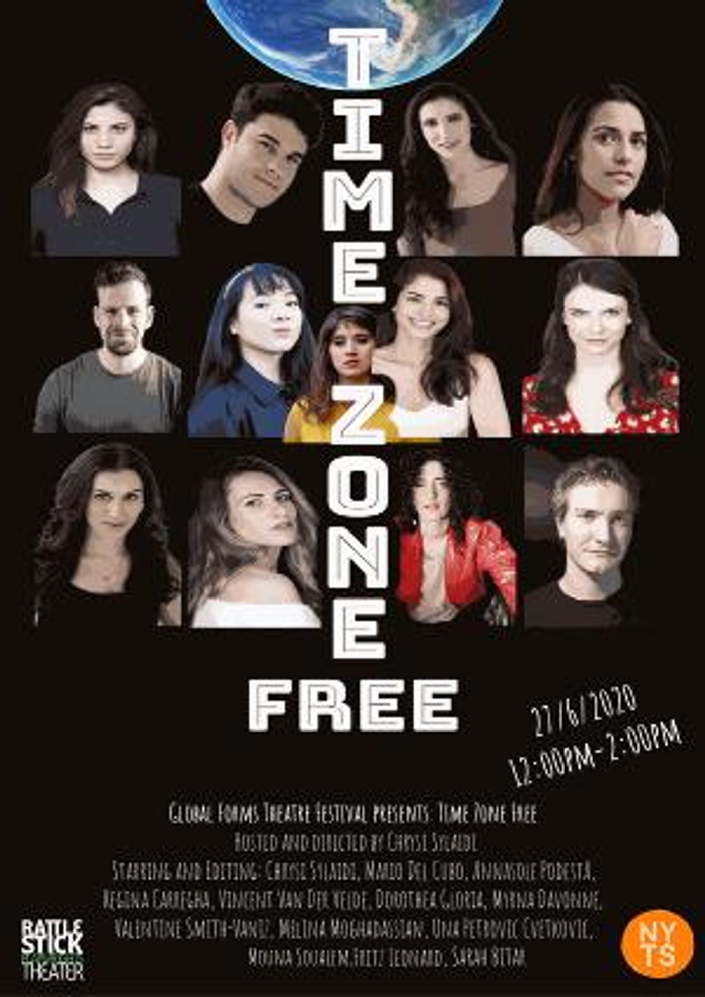 Tune in to TIME-ZONE FREE, Part of Global Forms Theatre Festival  Image
