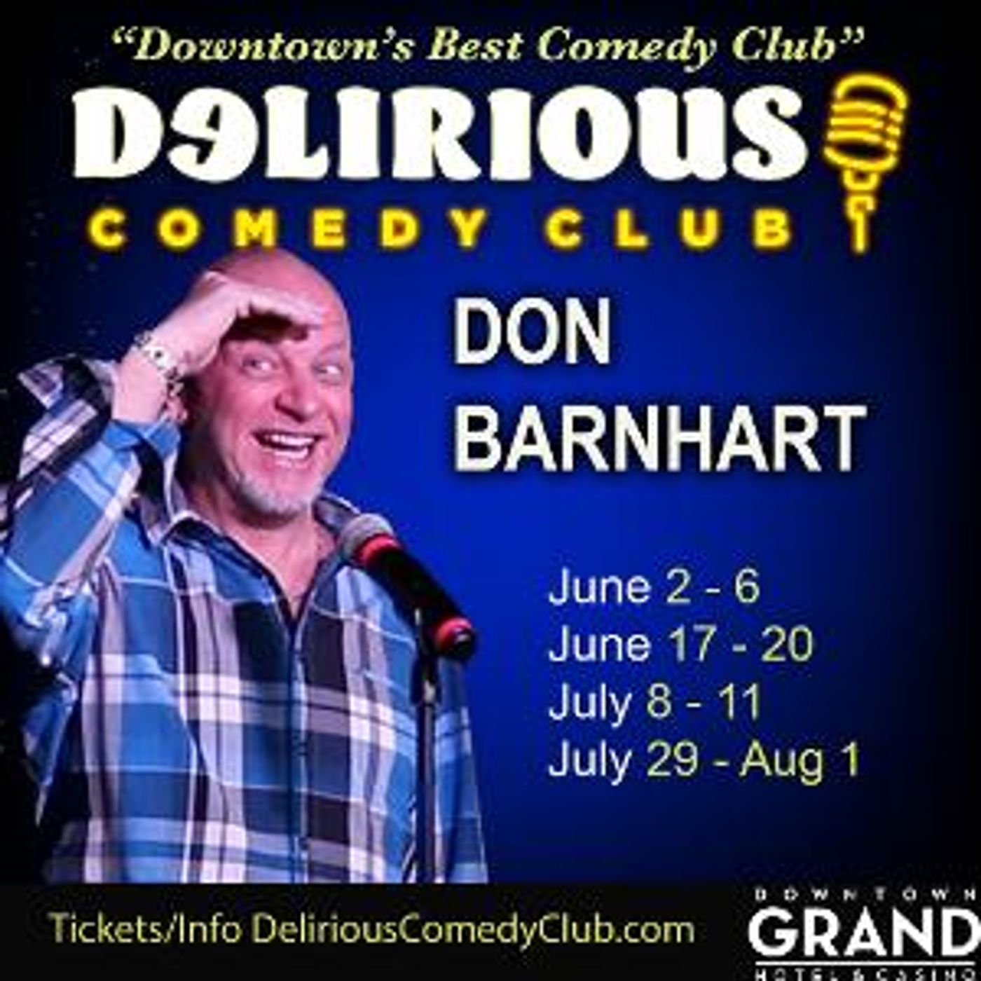 Don Barnhart Brings The Nightly Funny At Delirious Comedy Club In Las Vegas  Image