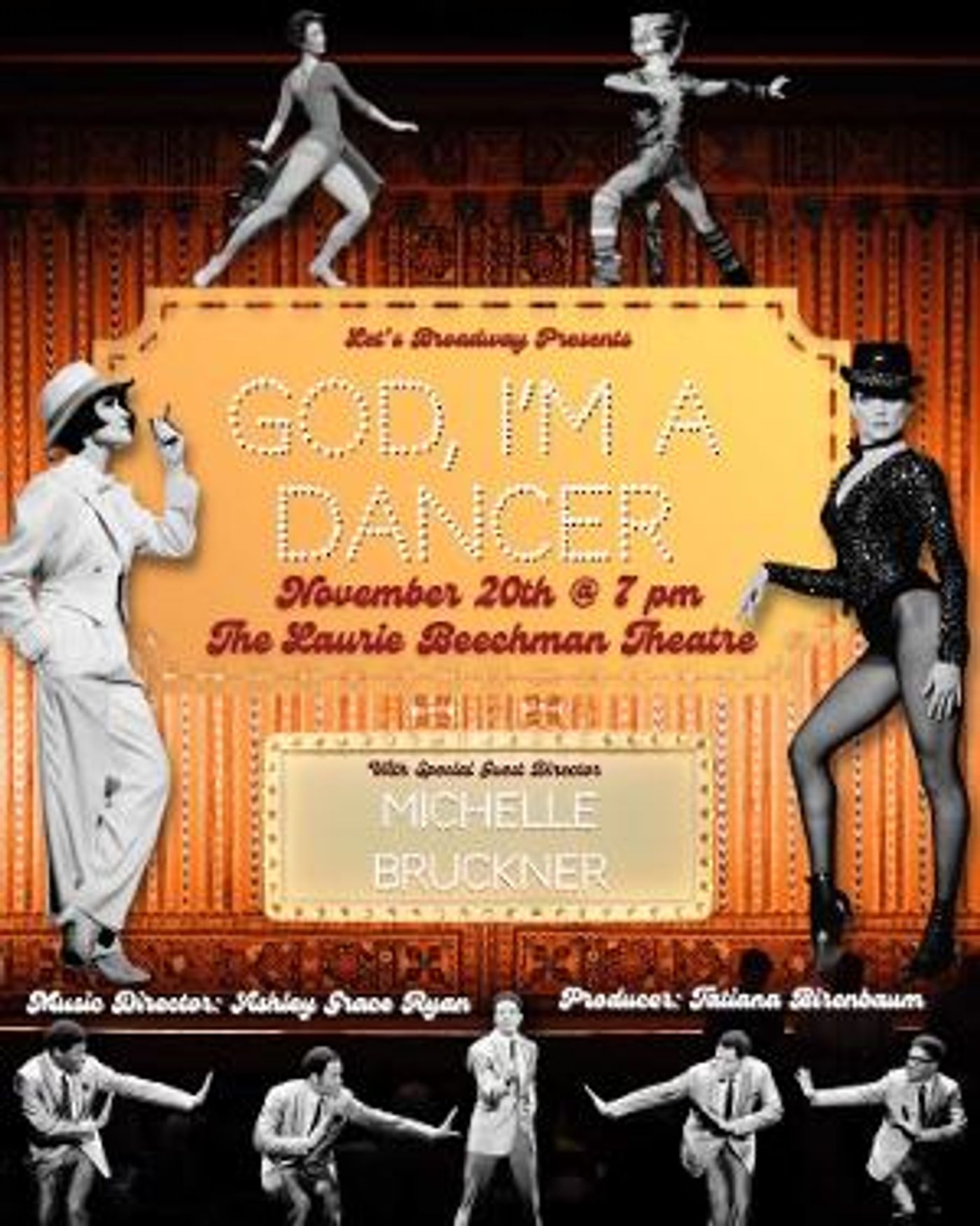 Let's Broadway Presents GOD, I'M A DANCER  Image