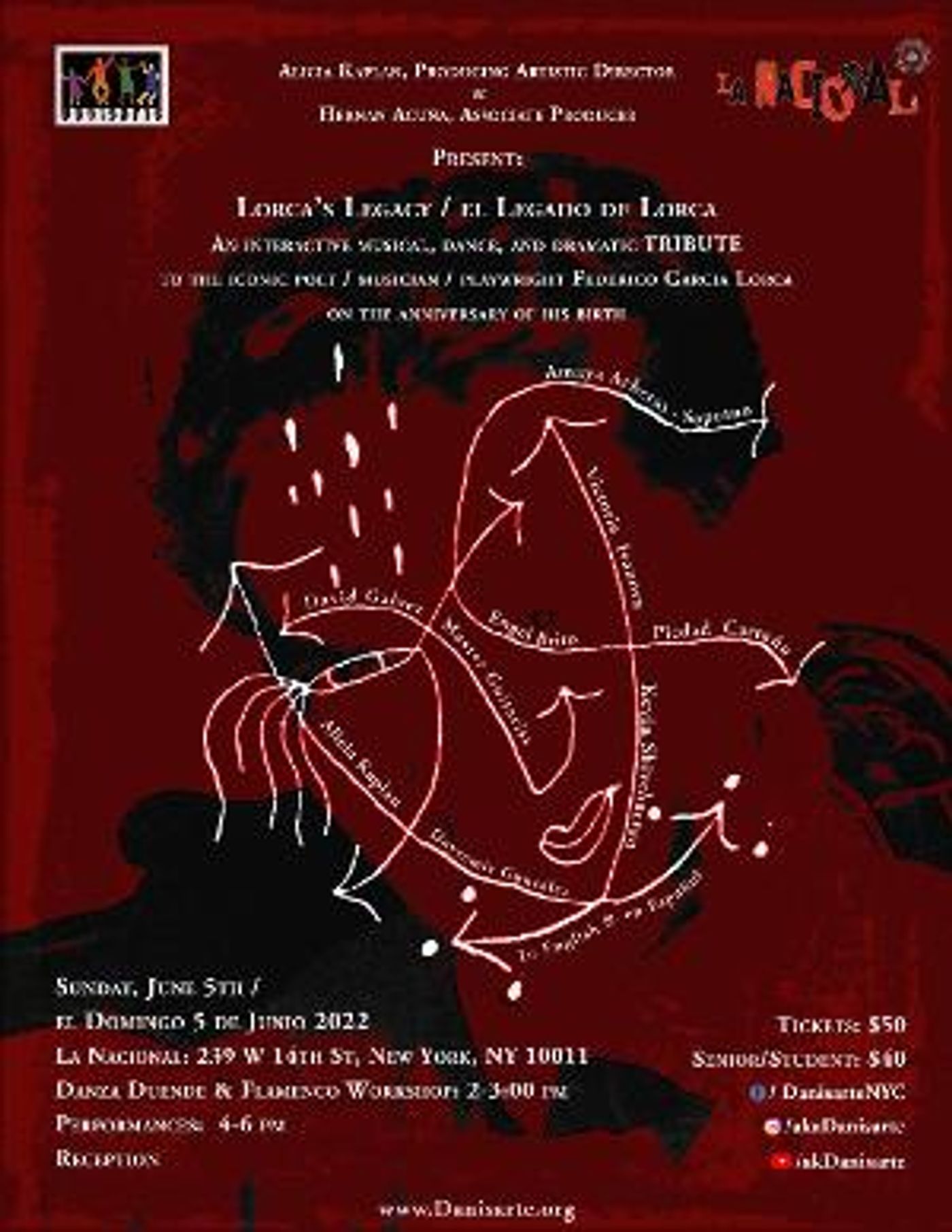 Danisarte to Present LORCA'S LEGACY/ EL LEGADO DE LORCA  Image