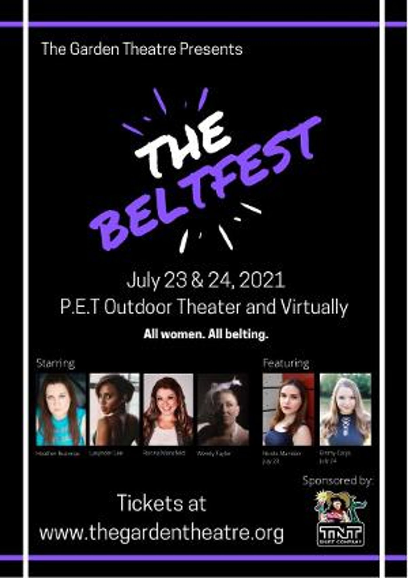 The Garden Theatre Will Return This Month With Cabaret Performance THE BELTFEST  Image