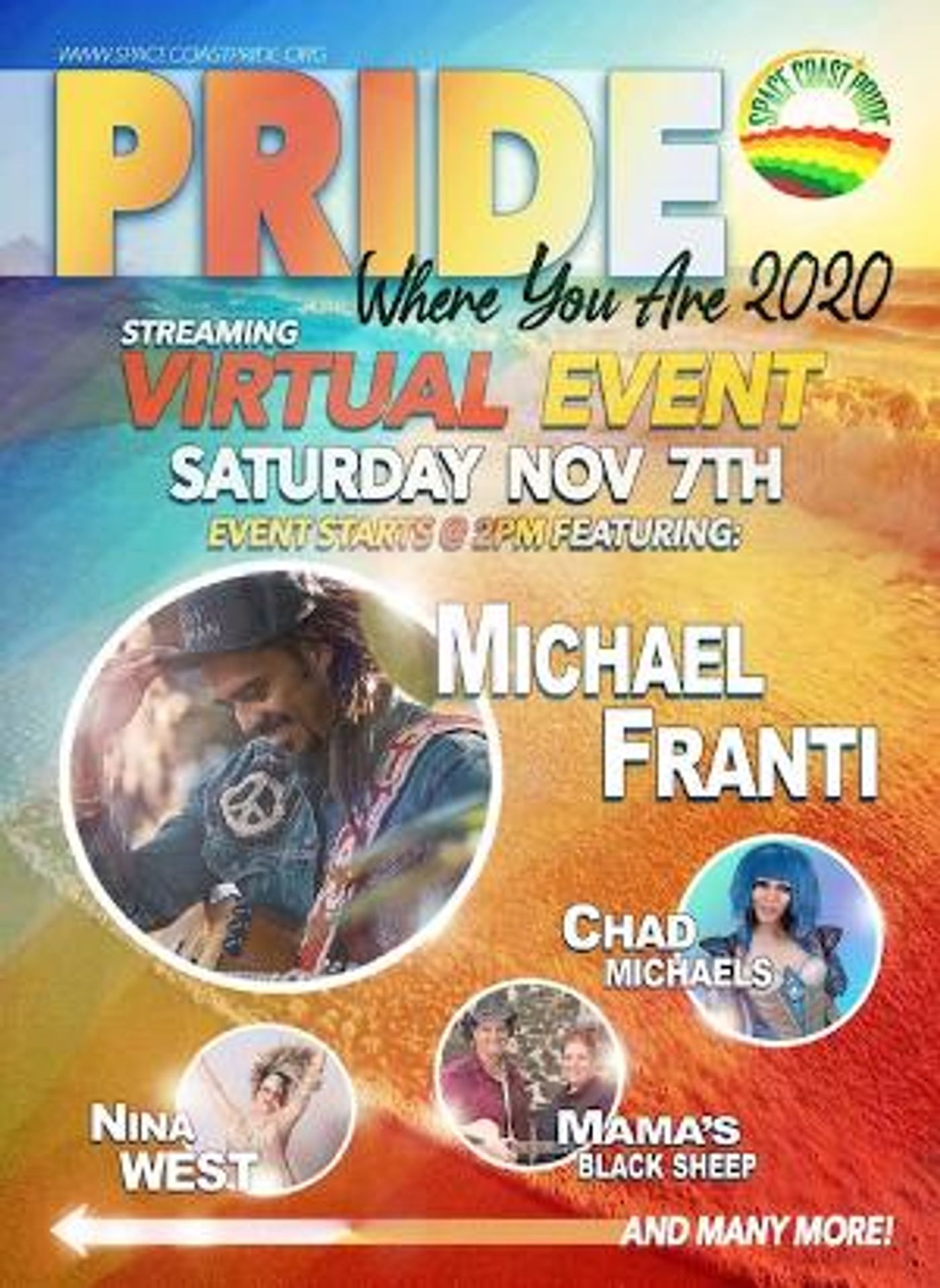 Space Coast Pride Presents PRIDE WHERE YOU ARE  Image