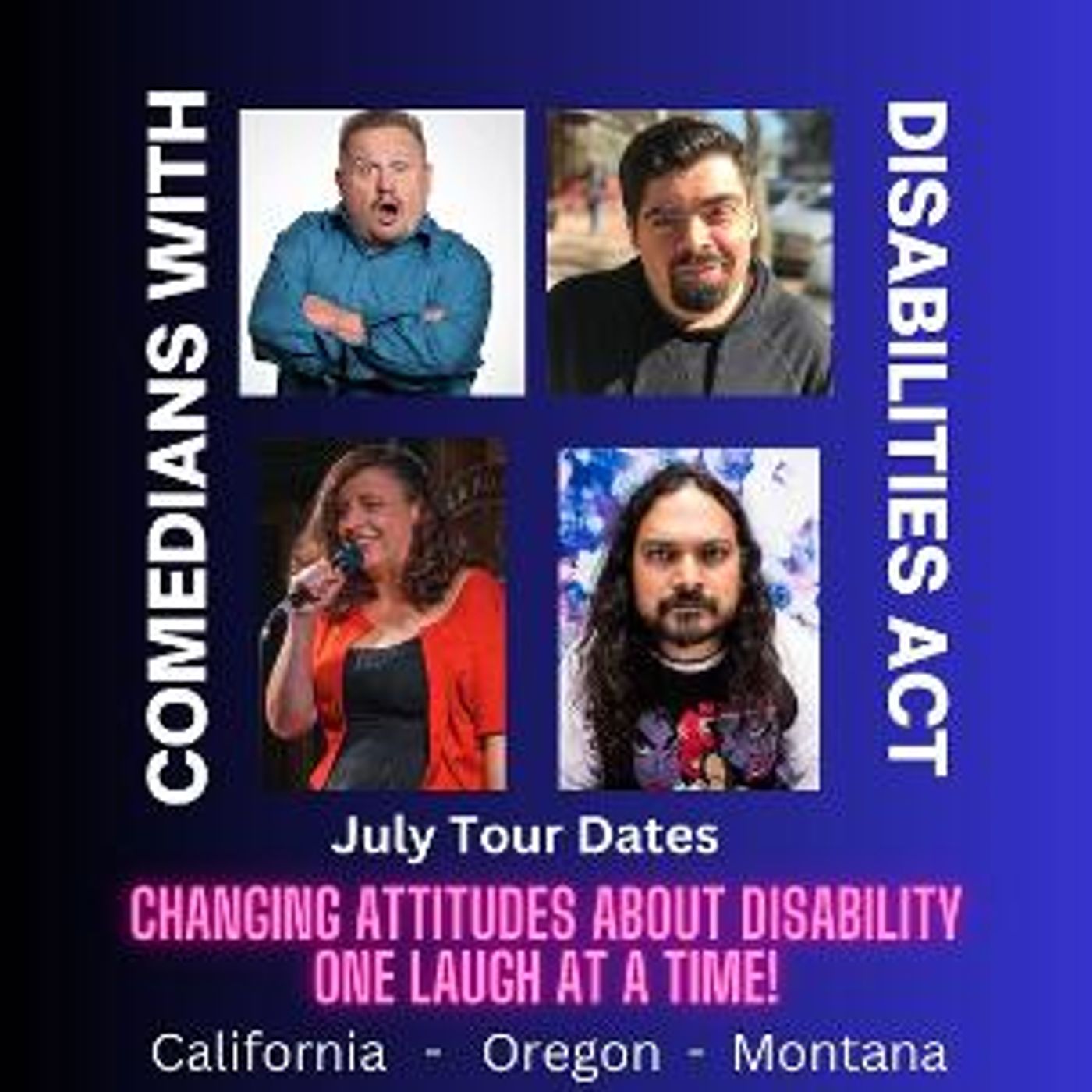 Comedians With Disabilities Act Change Attitudes Through Laughter In 2023 West Coast Comedy Tour  Image