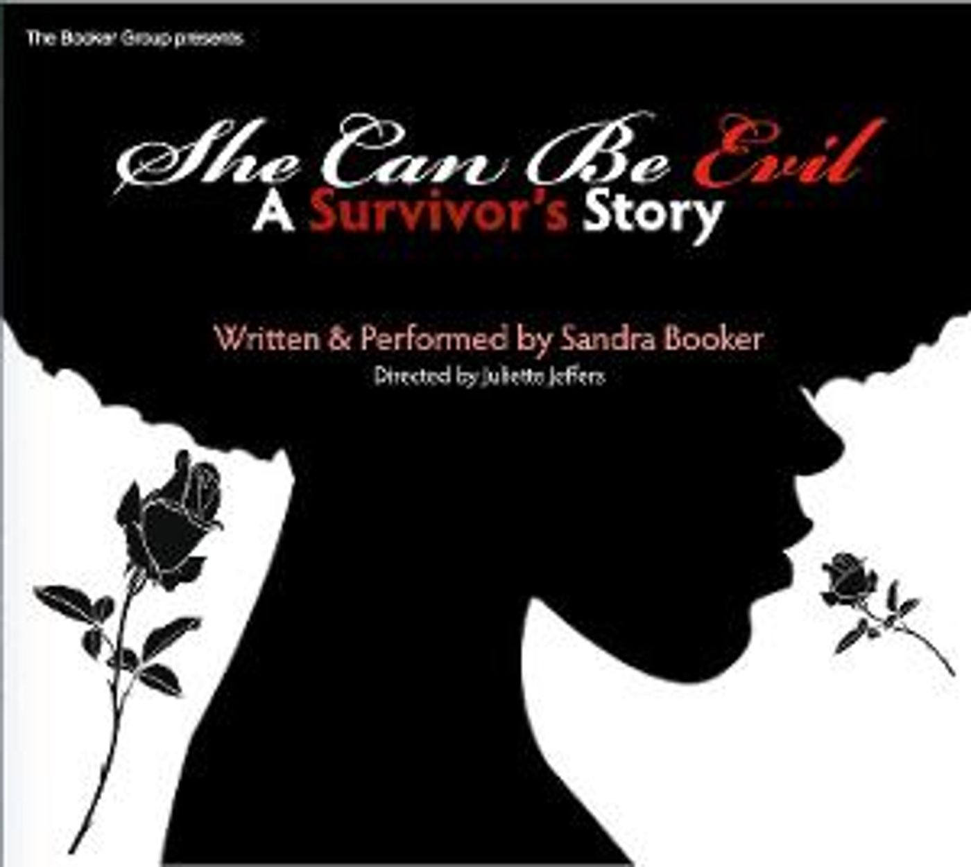 SHE CAN BE EVIL - A SURVIVOR'S STORY Opens At Black Voices Solo Theatre Festival  Image