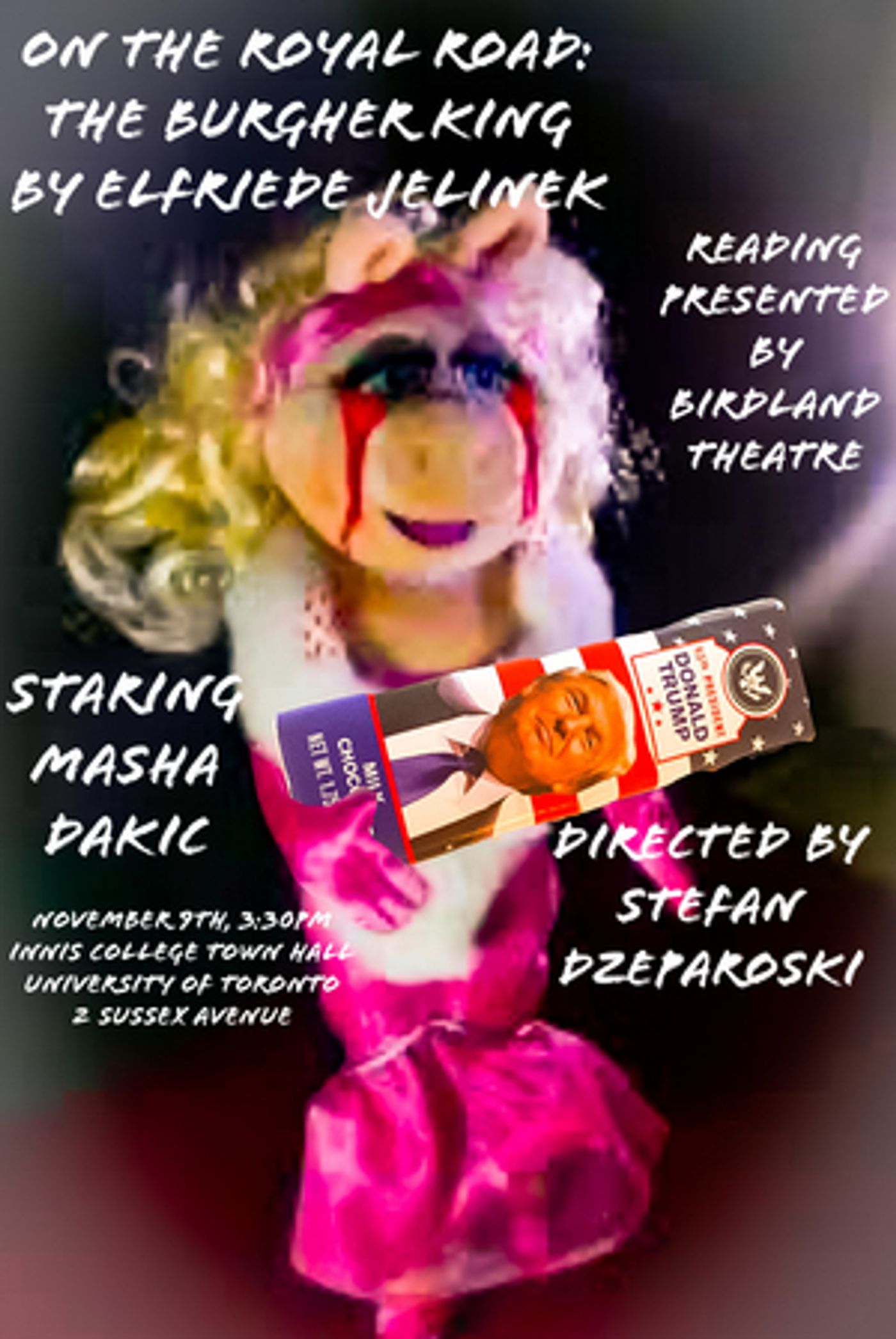 BirdLand Theatre To Present Nobel Prize Winner Elfriede Jelinek's Play ON THE ROYAL ROAD: THE BURGHER KING  Image