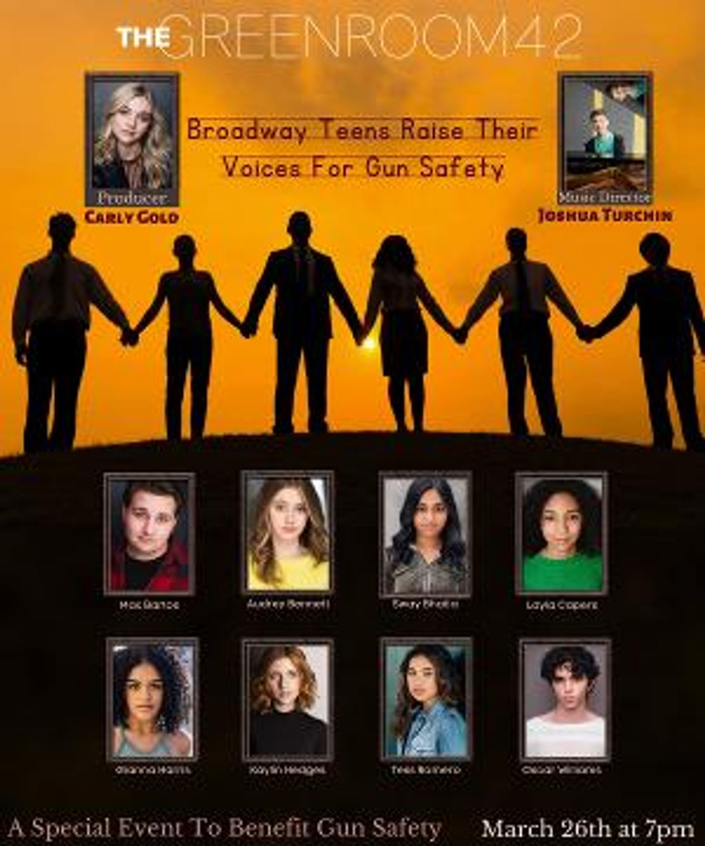 Broadway Teens Raise Their Voices For Gun Safety At Benefit Concert At The Green Room 42, March 26  Image