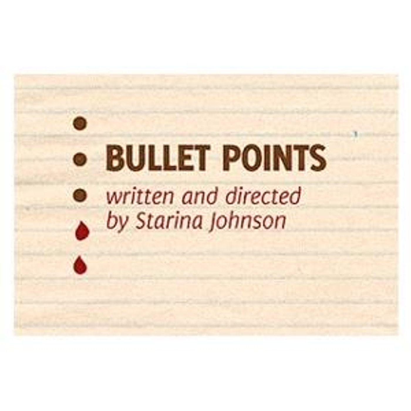 Towne Street Theatre Presents BULLET POINTS: A Spooky Zoom Play  Image