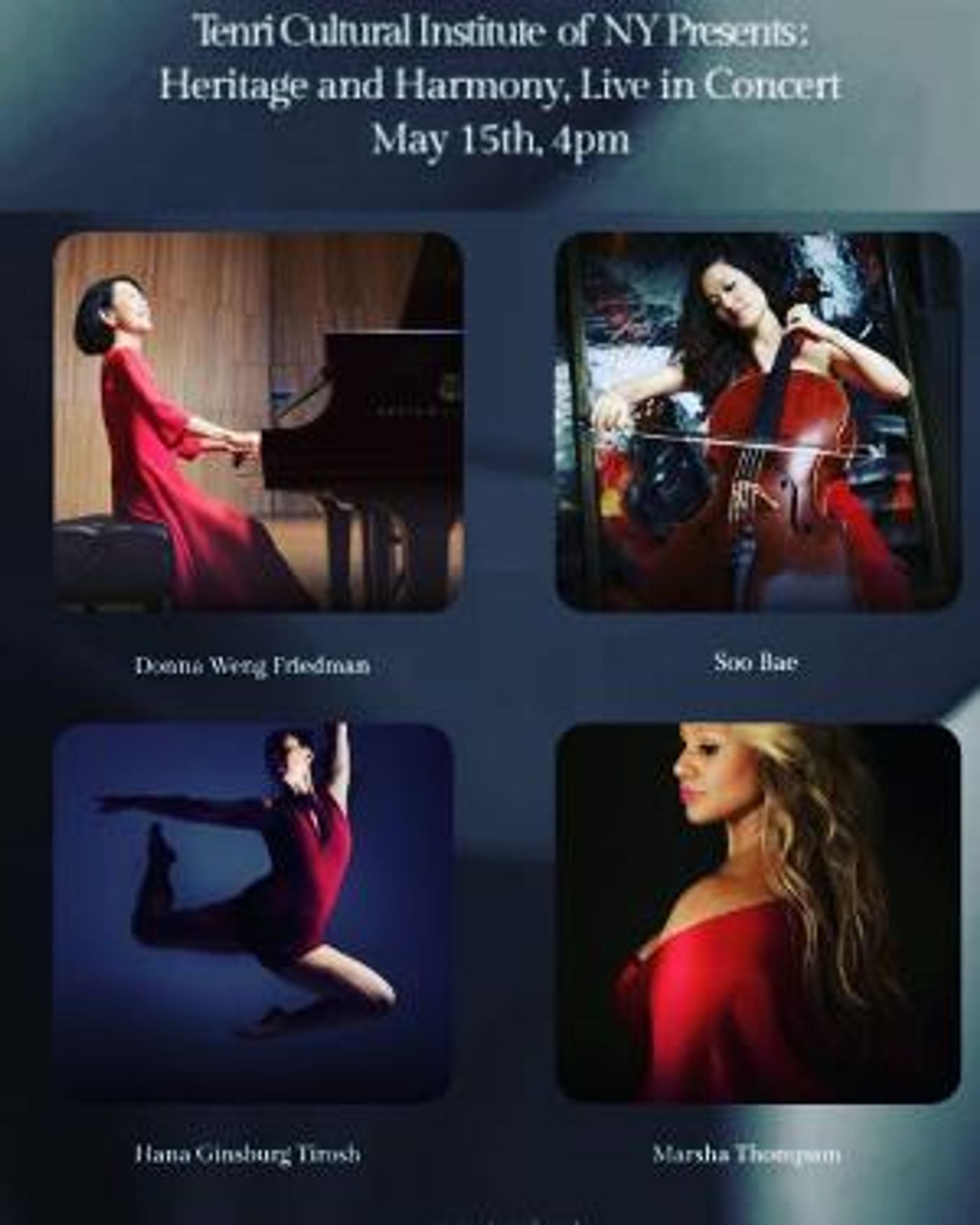 Tenri Cultural Institute Presents Donna Weng Friedman's Heritage & Harmony  Image