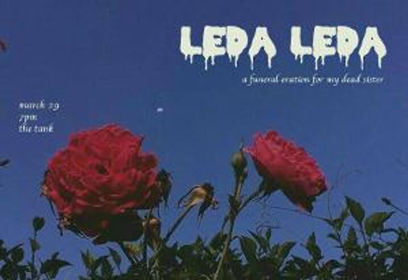 Death Revisited In LEDALEDA at The Tank  Image