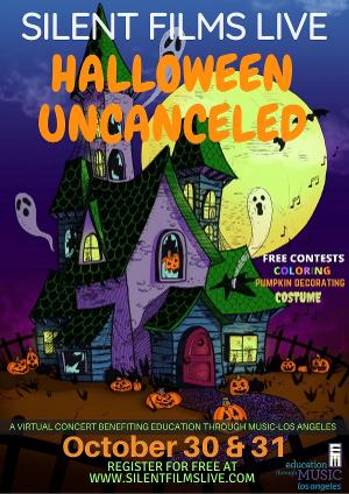 Angel Velez Hosts SILENT FILMS LIVE: HALLOWEEN UNCANCELED, A Free Virtual Halloween Alternative  Image