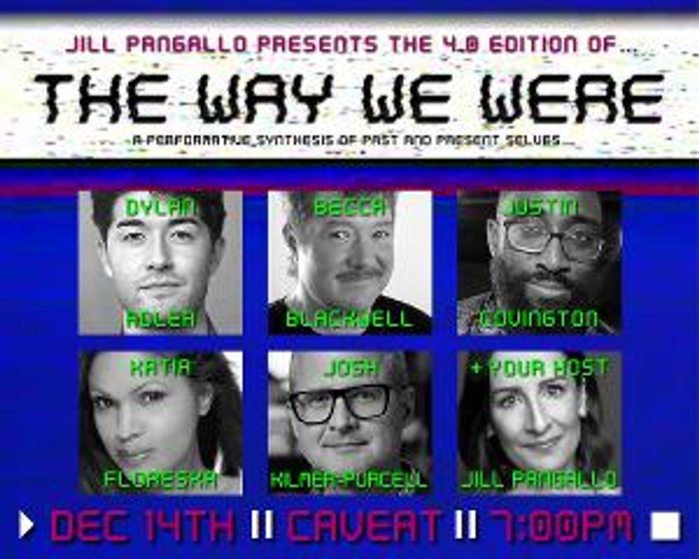 Caveat to Present THE WAY WE WERE 4.0  Image