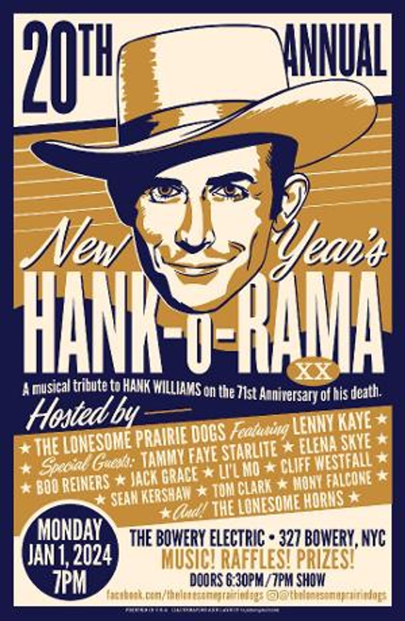 The Lonesome Prairie Dogs Host 20th Annual Hank-O-Rama in January  Image
