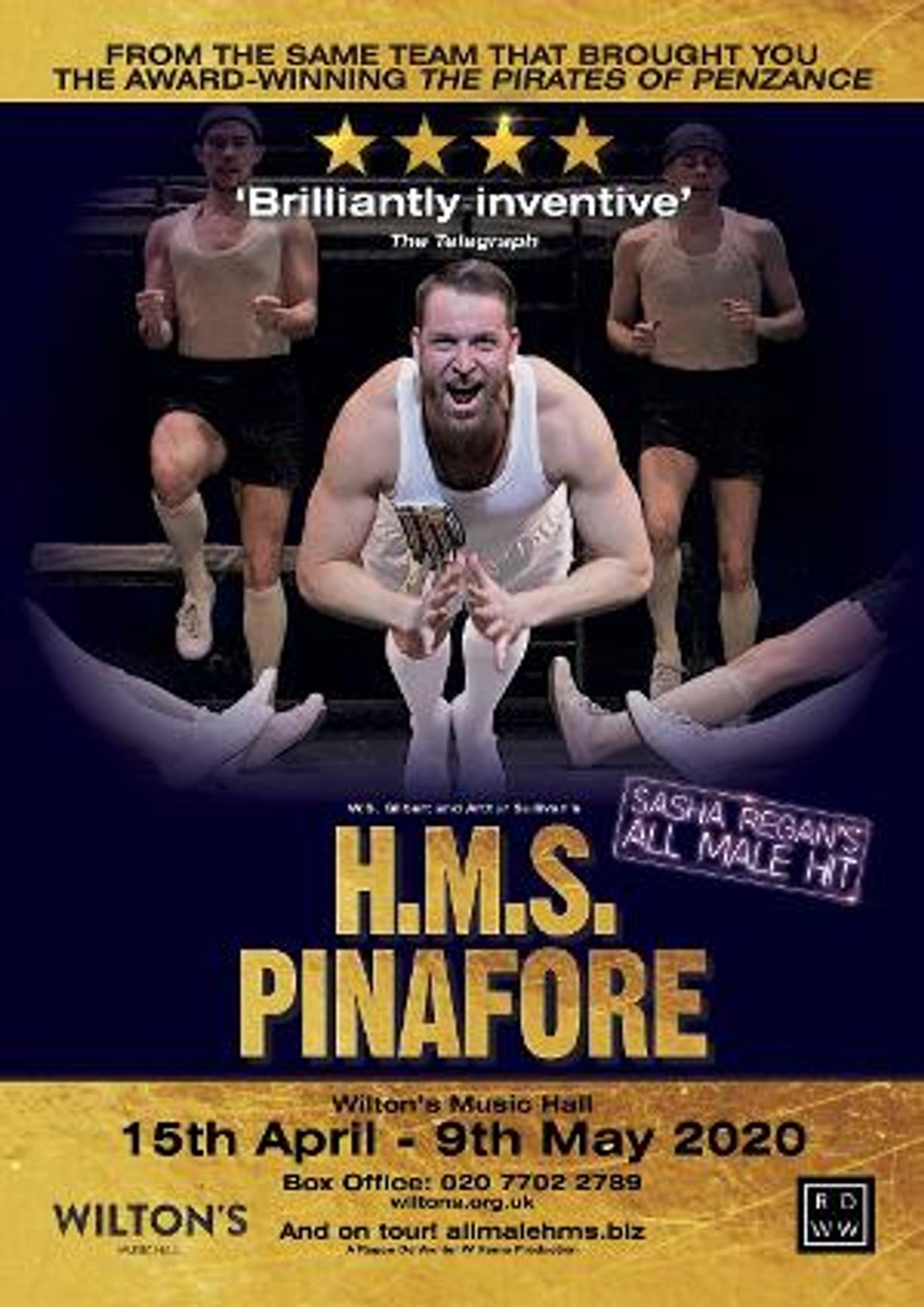 2020 Tour Dates Announced For Sasha Regan's All-Male H.M.S. PINAFORE  Image