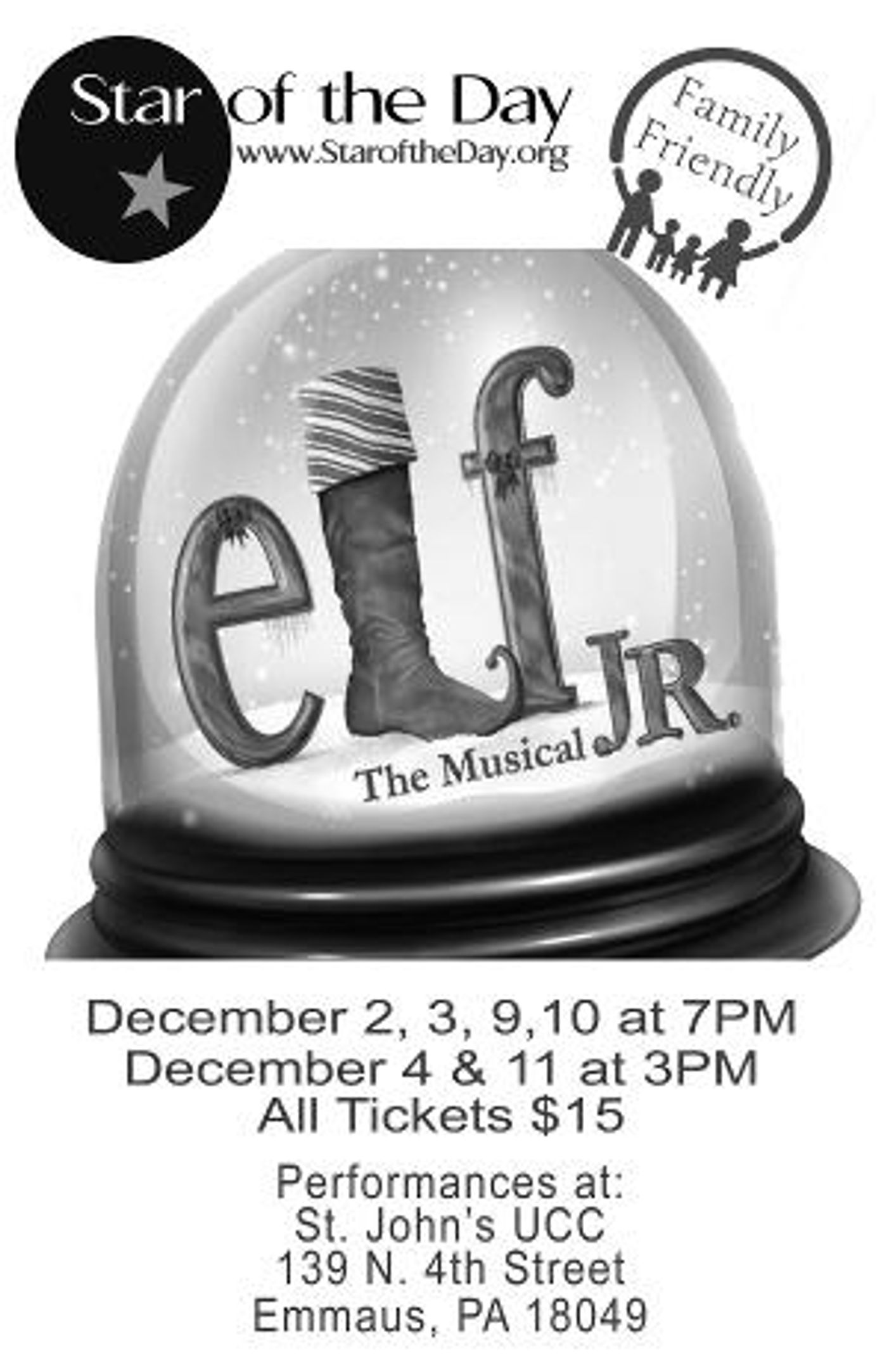 Star Of The Day to Present ELF, JR. This Holiday Season  Image