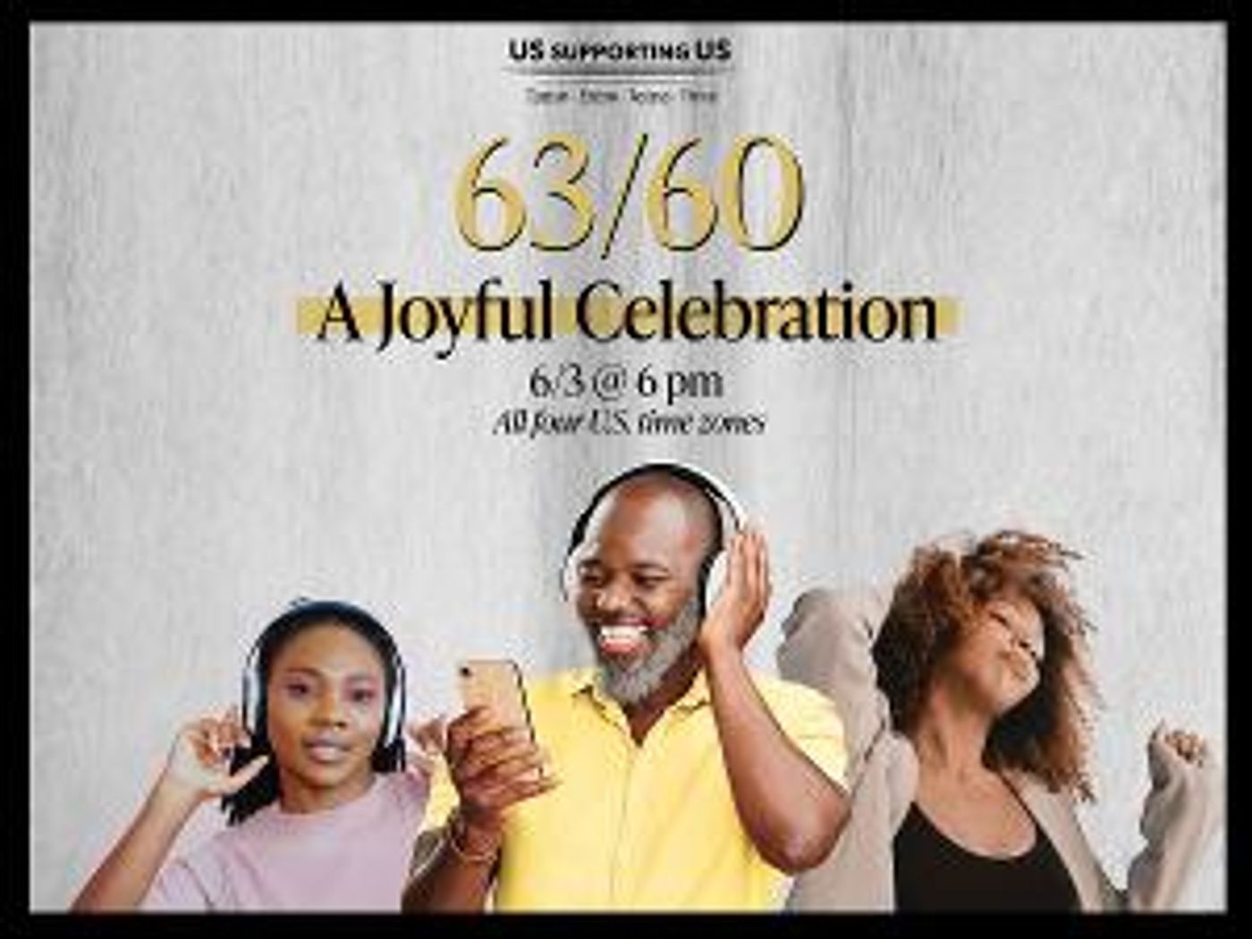 Project1VOICE to Present 63/60- A JOYFUL CELEBRATION in June  Image