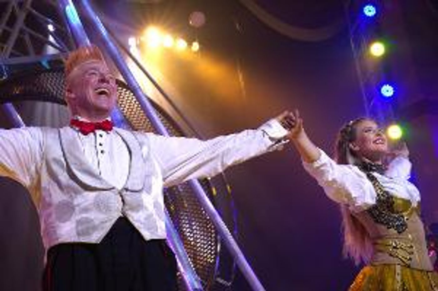 Circus Star Bello Nock Opens CIRCUS EXTREME VARIETY SHOW In Wisconsin Dells  Image