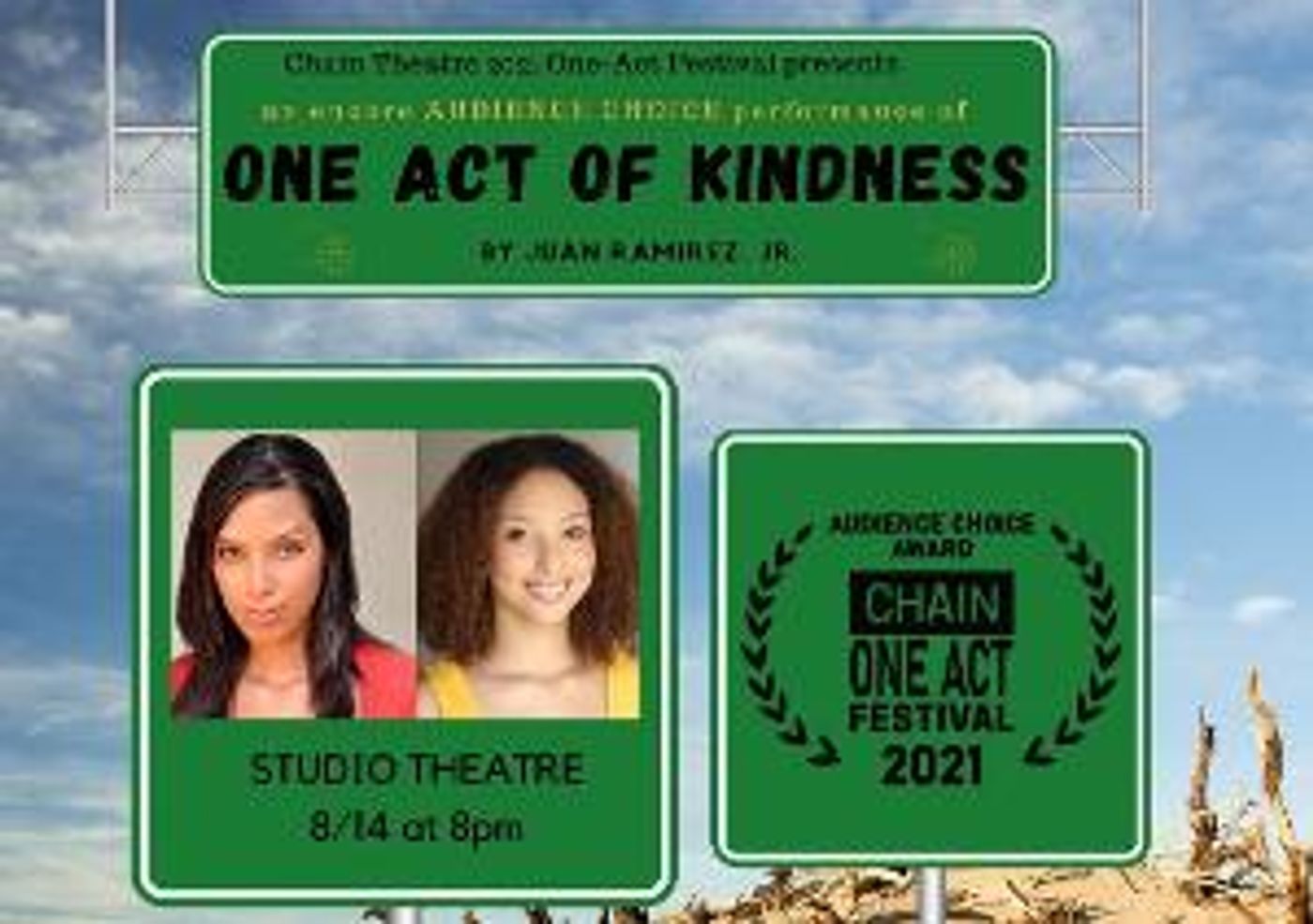 ONE ACT OF KINDNESS Makes Audience Choice Encore Performance At The Chain Theatre  Image