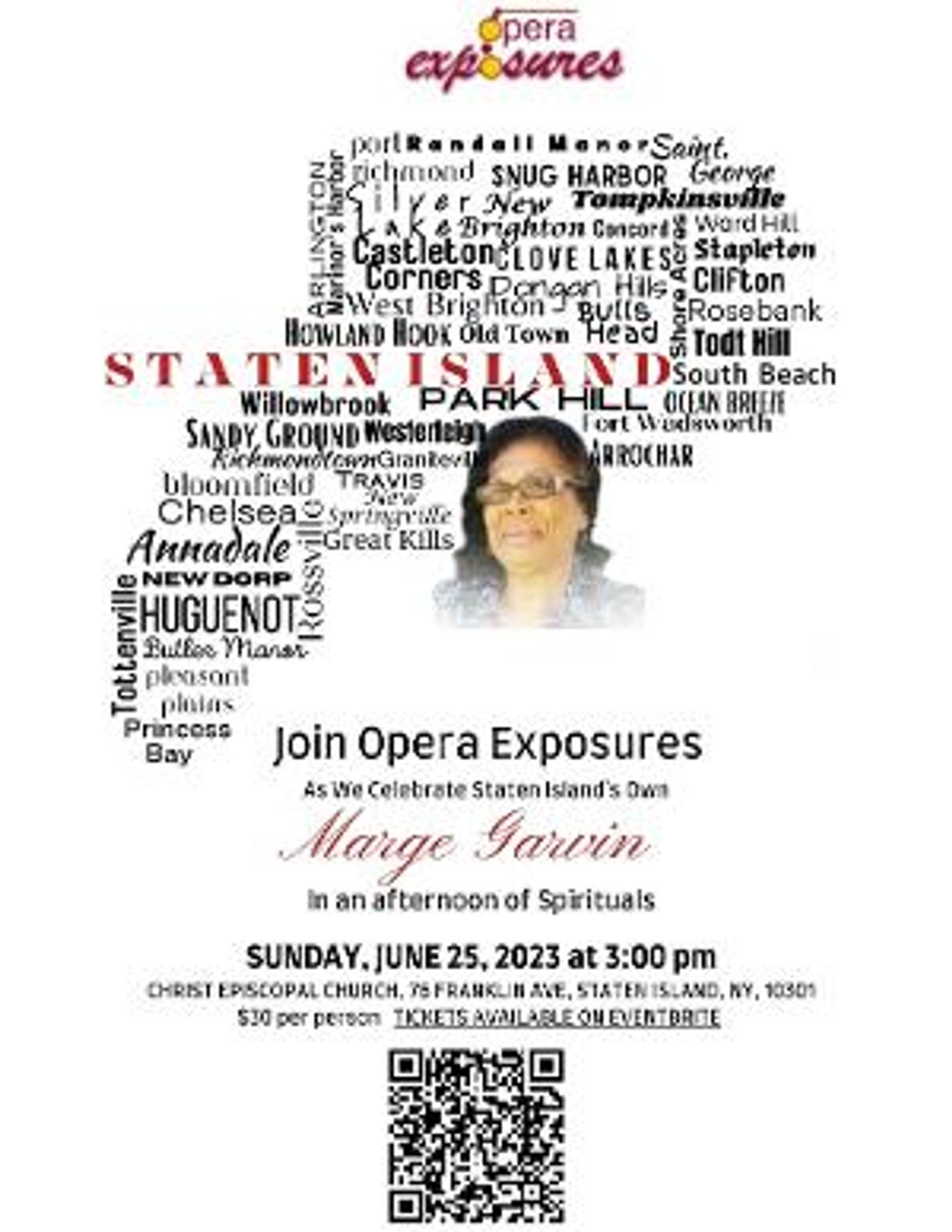 Opera Exposures Celebrates Marge Garvin This Month  Image