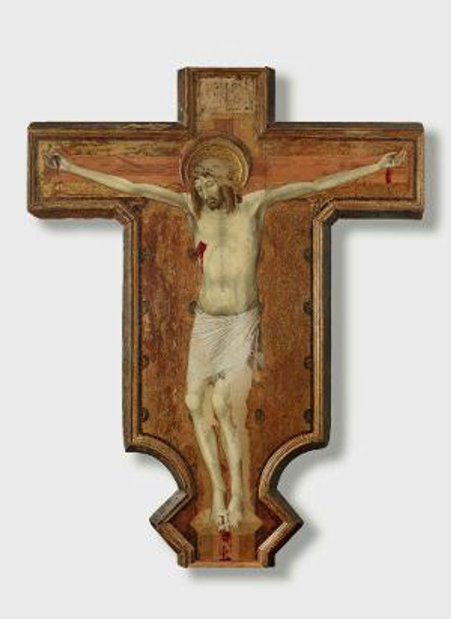 Lorenzetti's Carmine Crucifix Returns To Pinacoteca In Siena After Restoration Funded By Friends Of Florence Image
