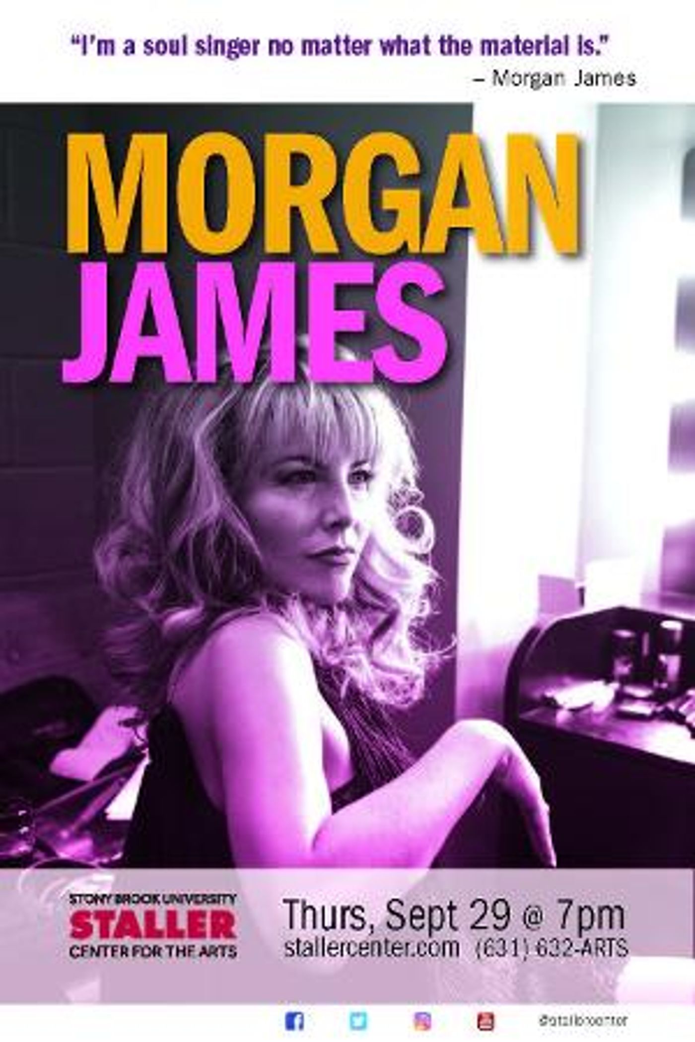 Morgan James Comes to Staller Center For The Arts, September 29   Image