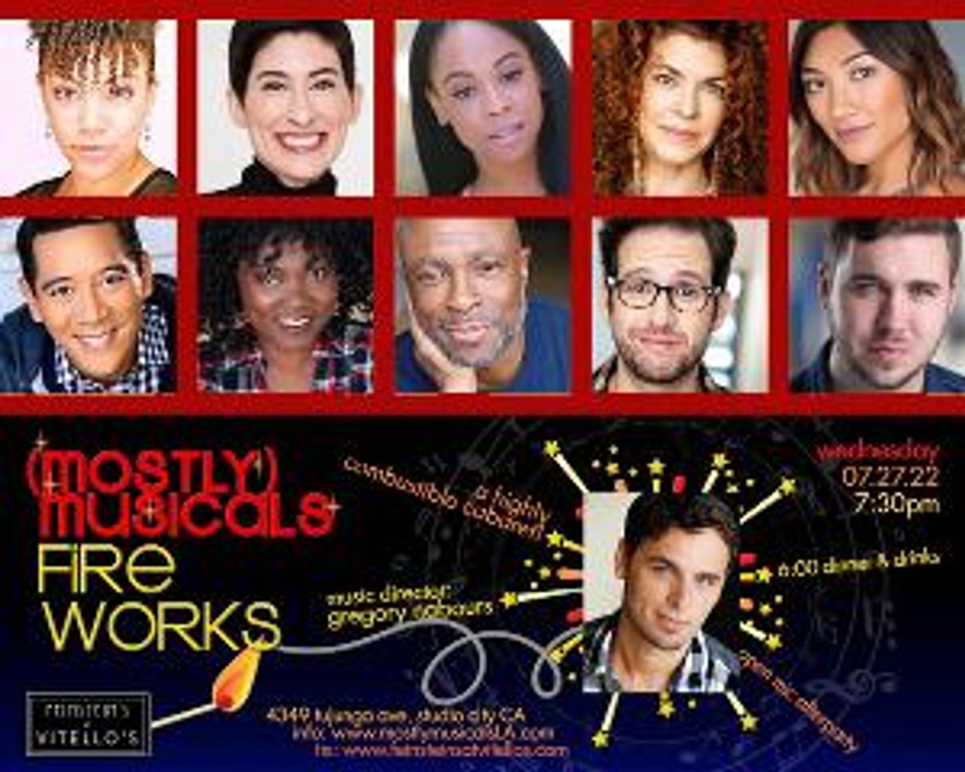 Catch The FIRE WORKS With (mostly)musicals Featuring Gregory Nabours On The New Date  Image