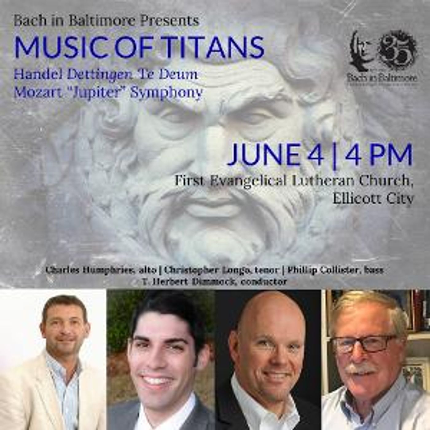 Bach In Baltimore Closes Out Its 35th Anniversary Season With Two Triumphant Works By Handel And Mozart  Image