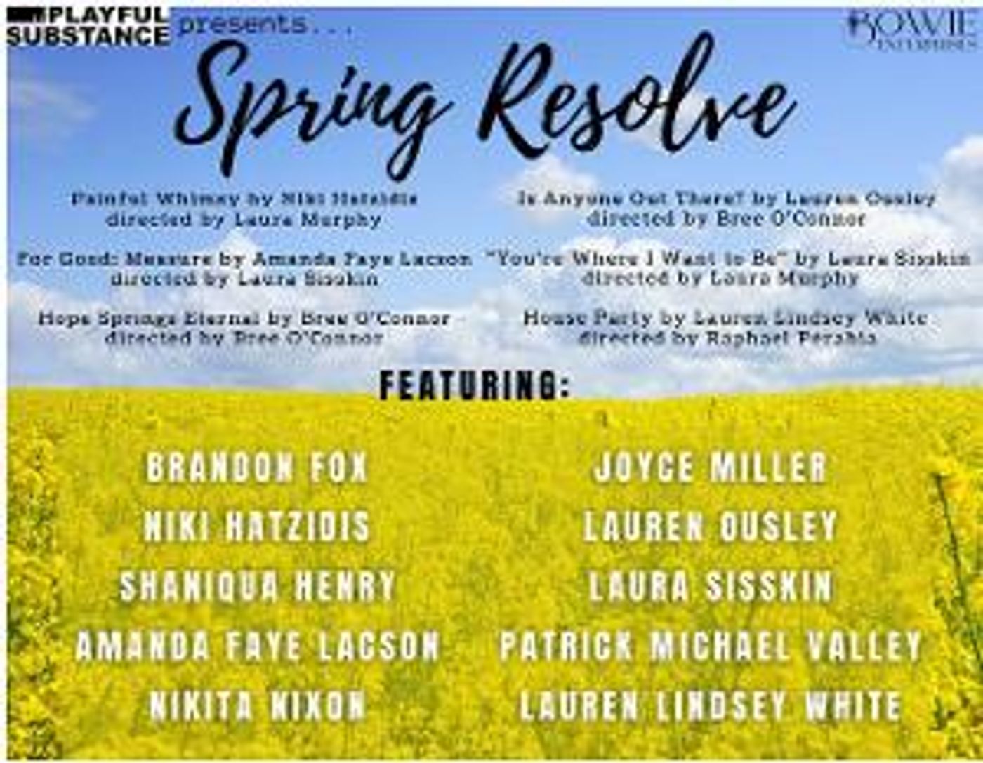 Playful Substance Returns With A Night Of One-Acts  Image