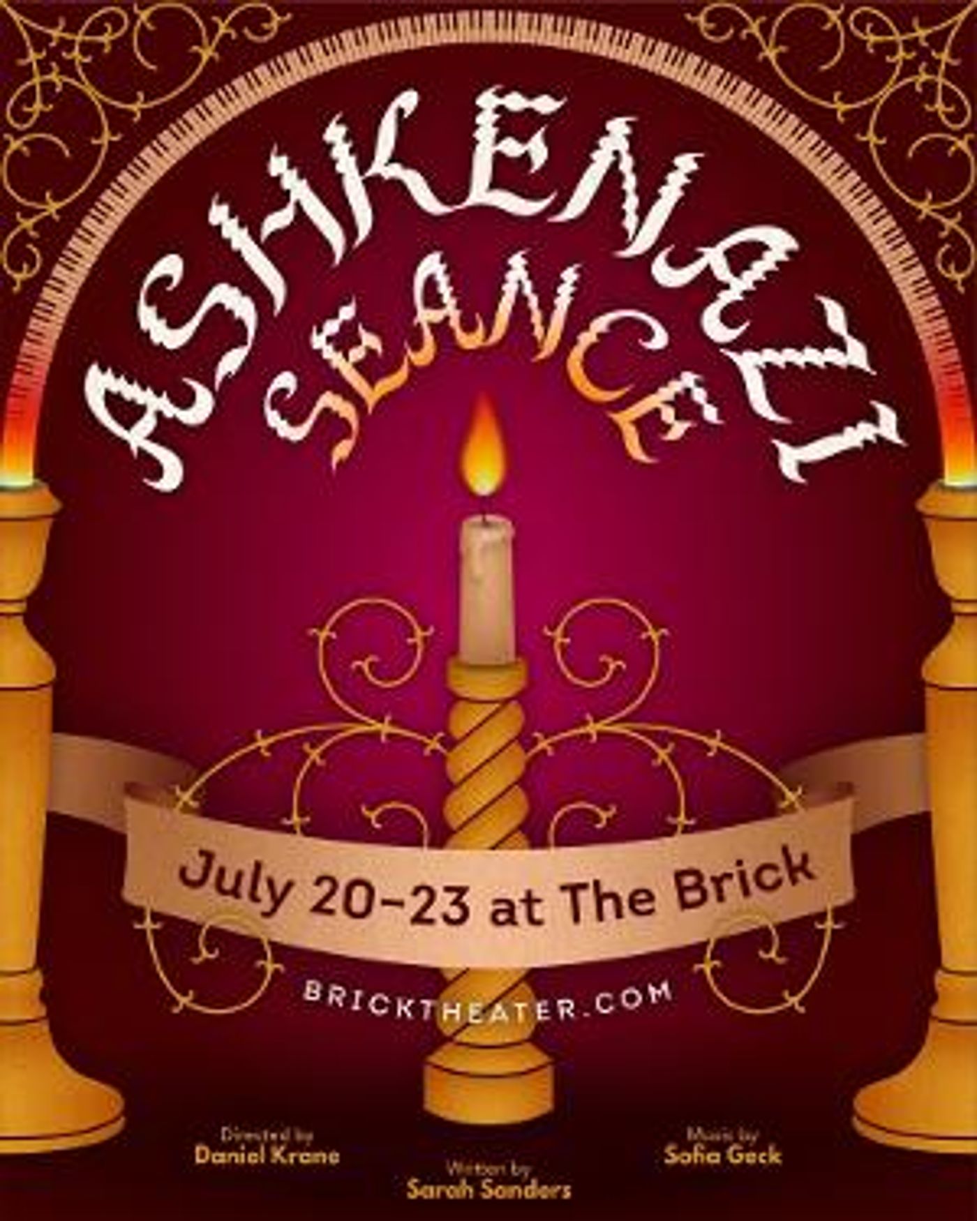 The Brick Presents ASHKENAZI SEANCE By Sarah Sanders This July  Image