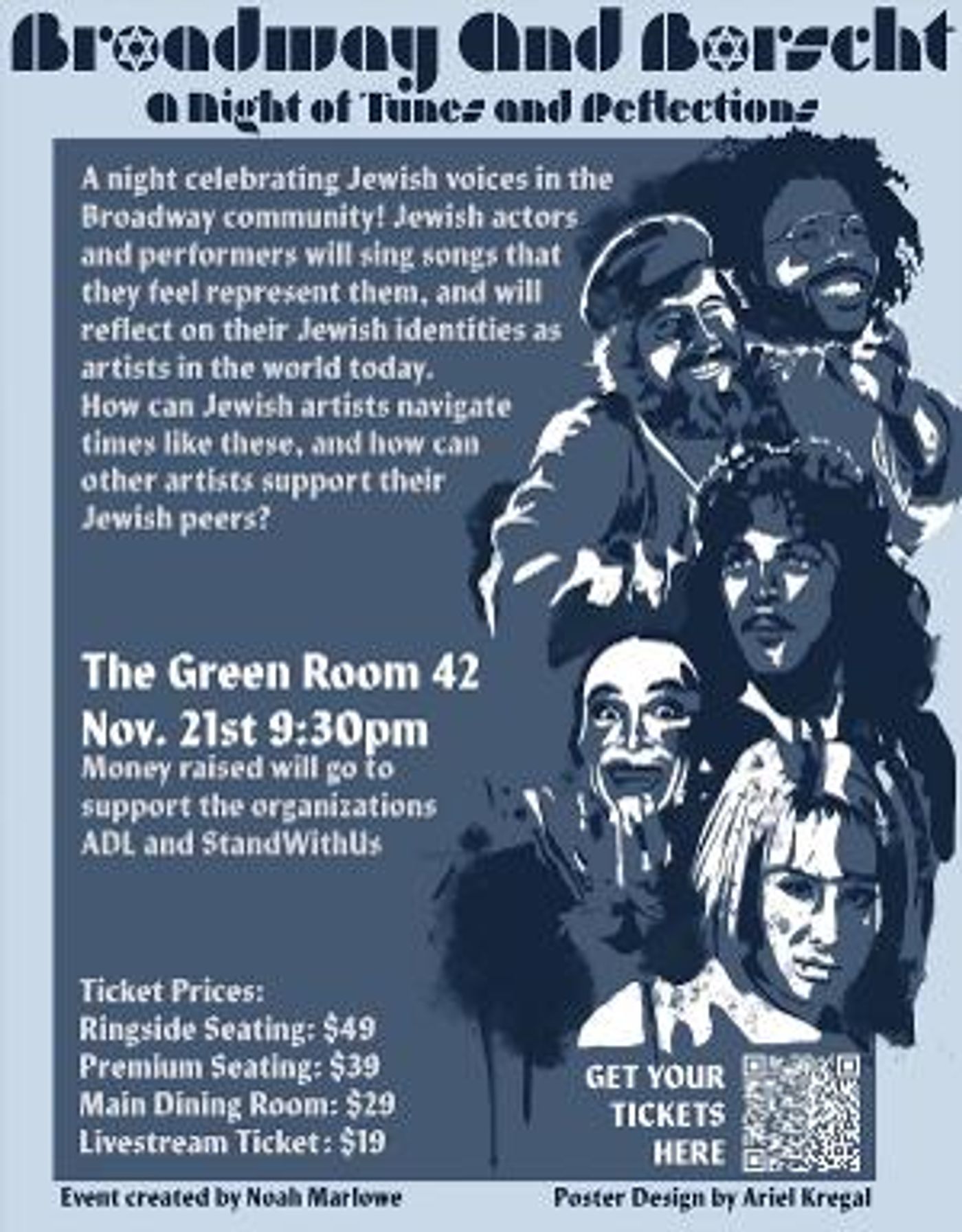 Noah Marlowe to Present BROADWAY AND BORSCHT at The Green Room 42 This Month  Image