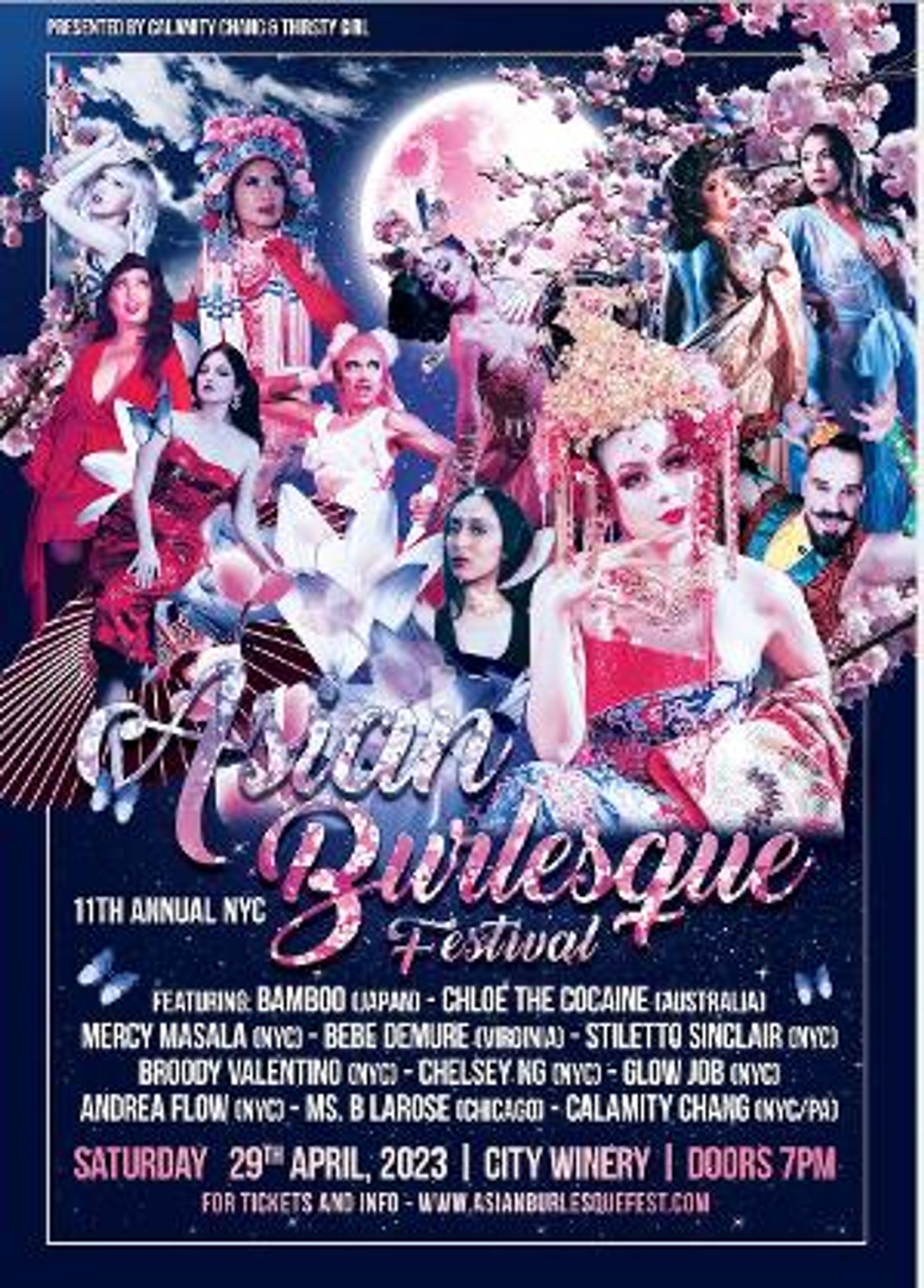 Calamity Chang & Thirsty Girl Present The 11th Annual New York Asian Burlesque Festival, April 29  Image