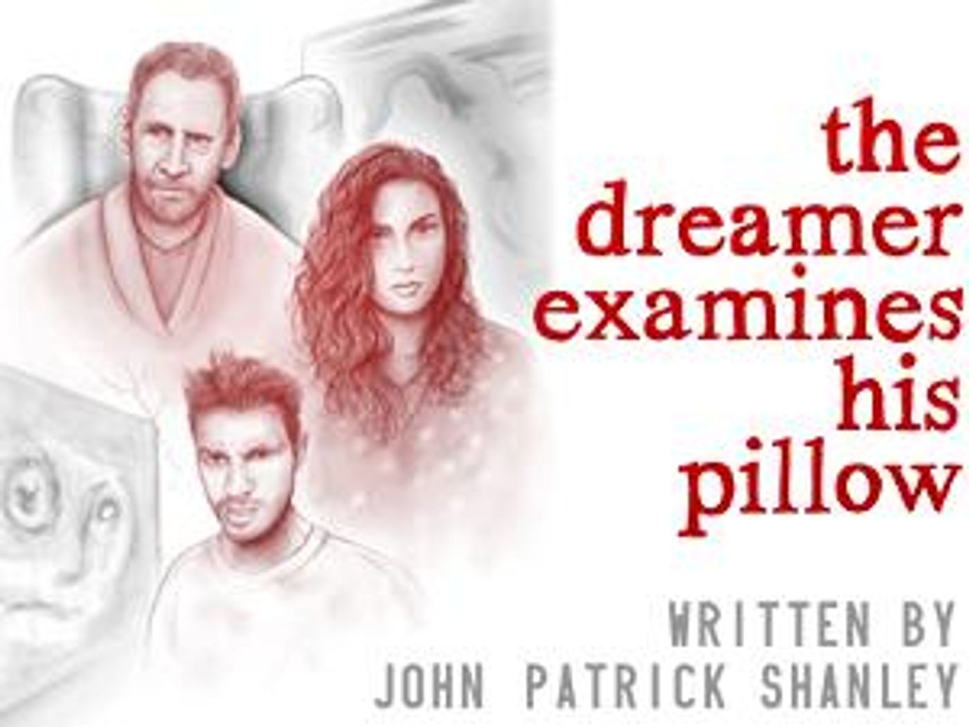 THE DREAMER EXAMINES HIS PILLOW. Opens February 17 At The Odyssey Theatre  Image