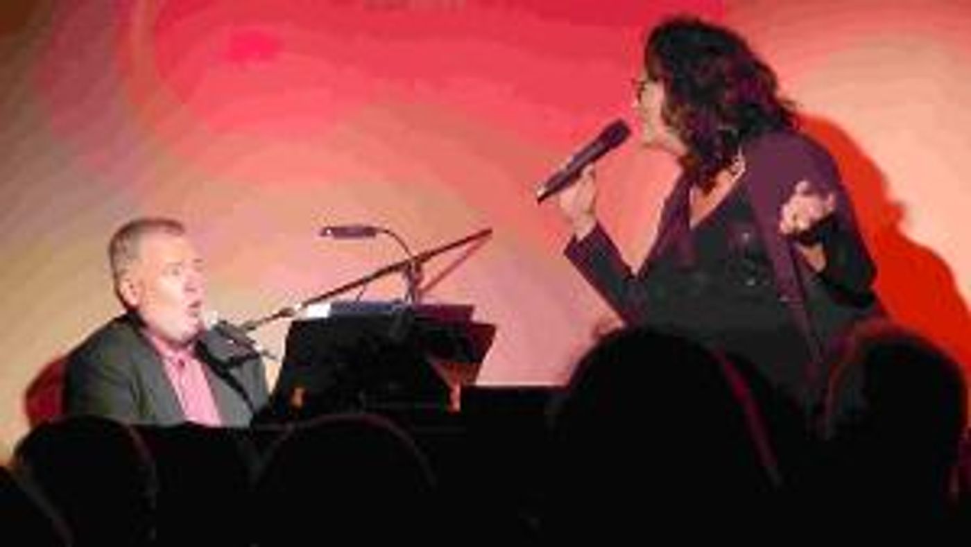 Helane Blumfield and Bobby Peaco Reprise ME AND BOBBY PEACO At Don't Tell Mama  Image