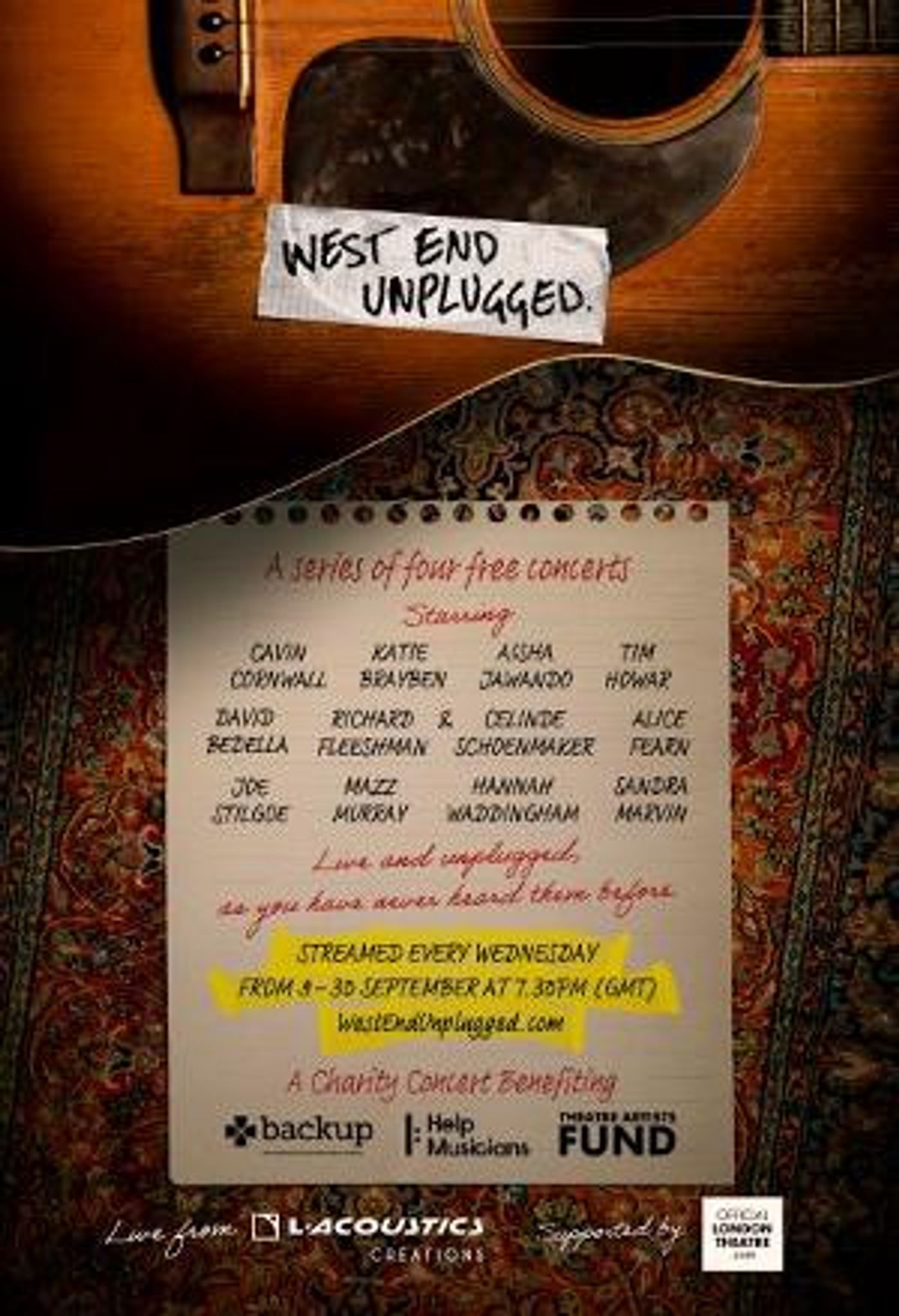 Mazz Murray, Alice Fearn, Sandra Marvin and More to Perform in WEST END UNPLUGGED  Image