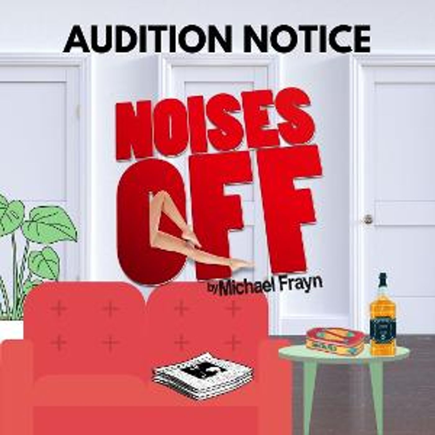 Auditions Announced for NOISES OFF! at The Little Theatre of Manchester  Image
