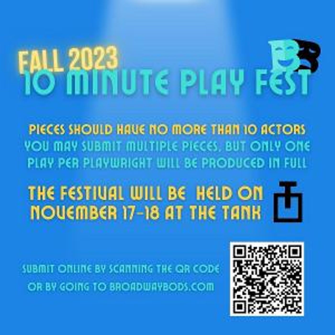OPEN SUBMISSIONS FOR FAT-POSITIVE, QUEER-POSITIVE 10-MIN PLAY FESTIVAL  Image