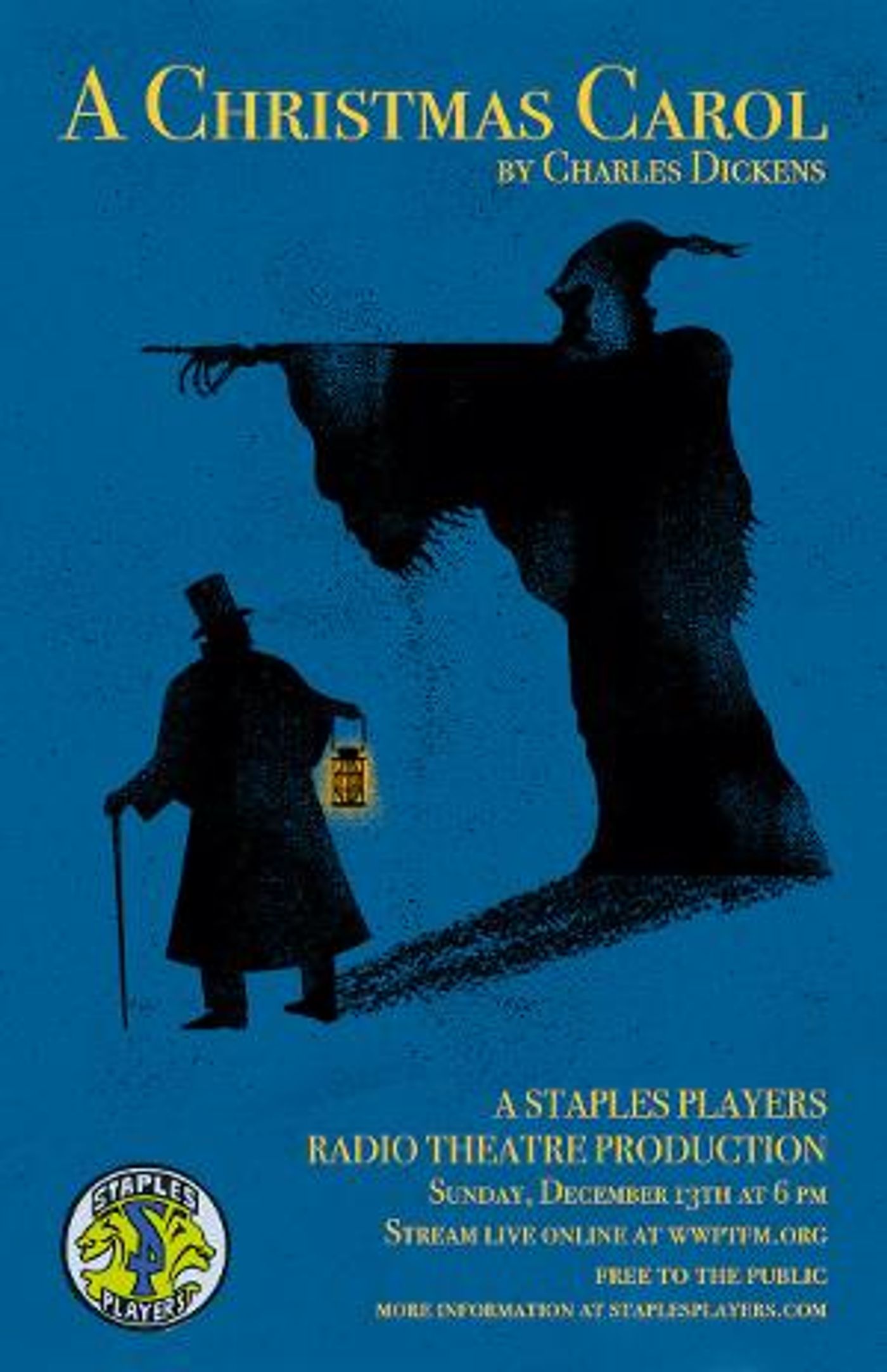 Staples Players Radio Theatre Presents A CHRISTMAS CAROL  Image