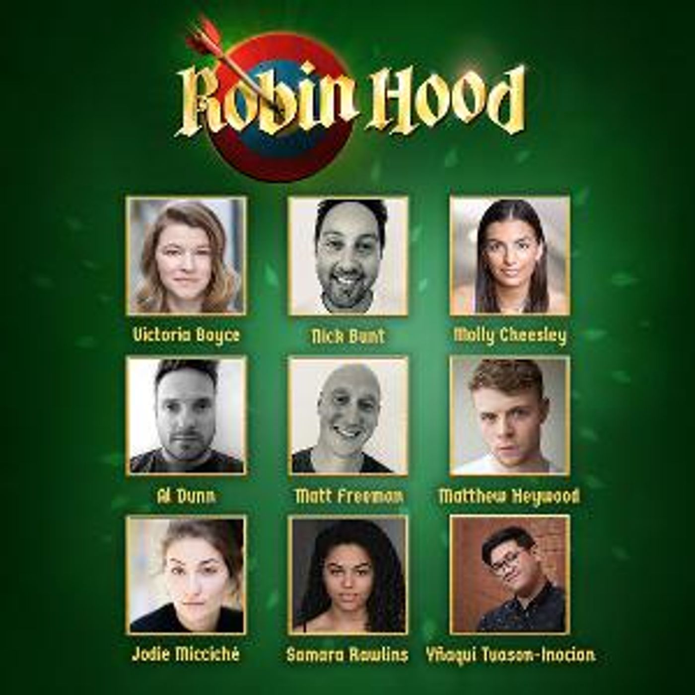 Full Cast Announced for Christmas Panto ROBIN HOOD at the Northcott Theatre  Image